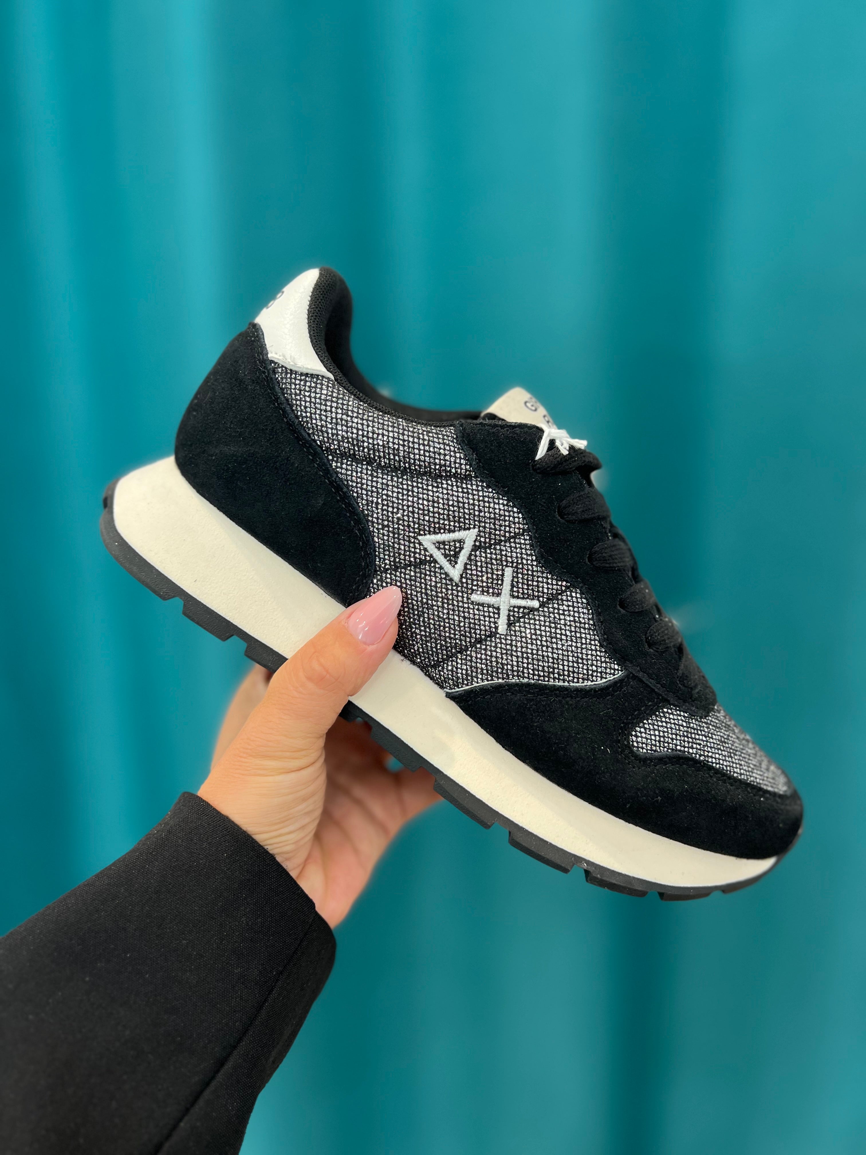 SUN68 ALLY GLITTER TEXTILE noire