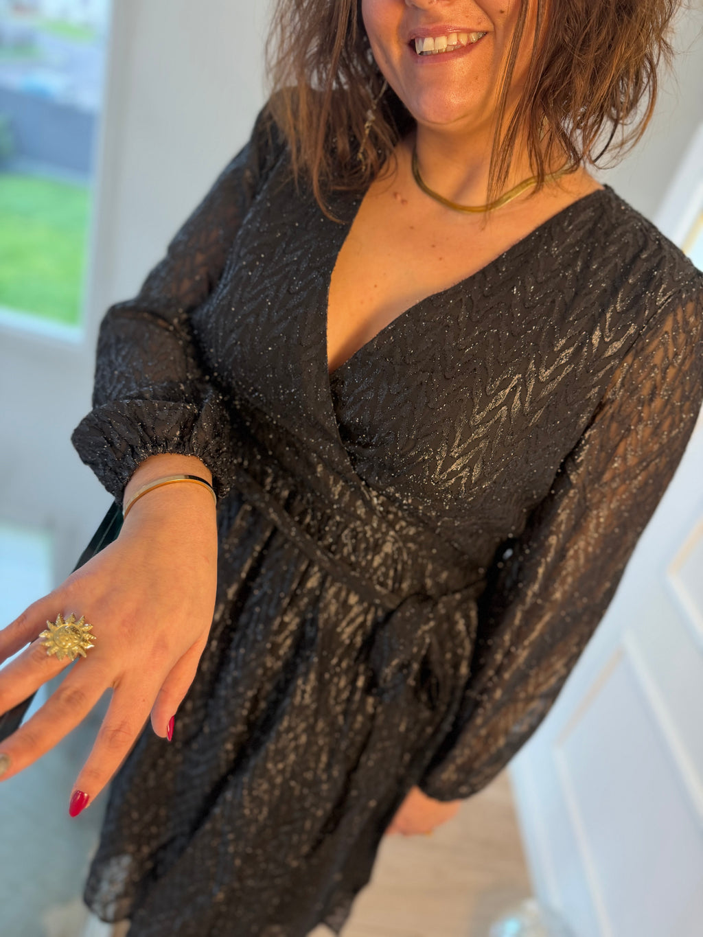 Notre robe courte SOLAL noire