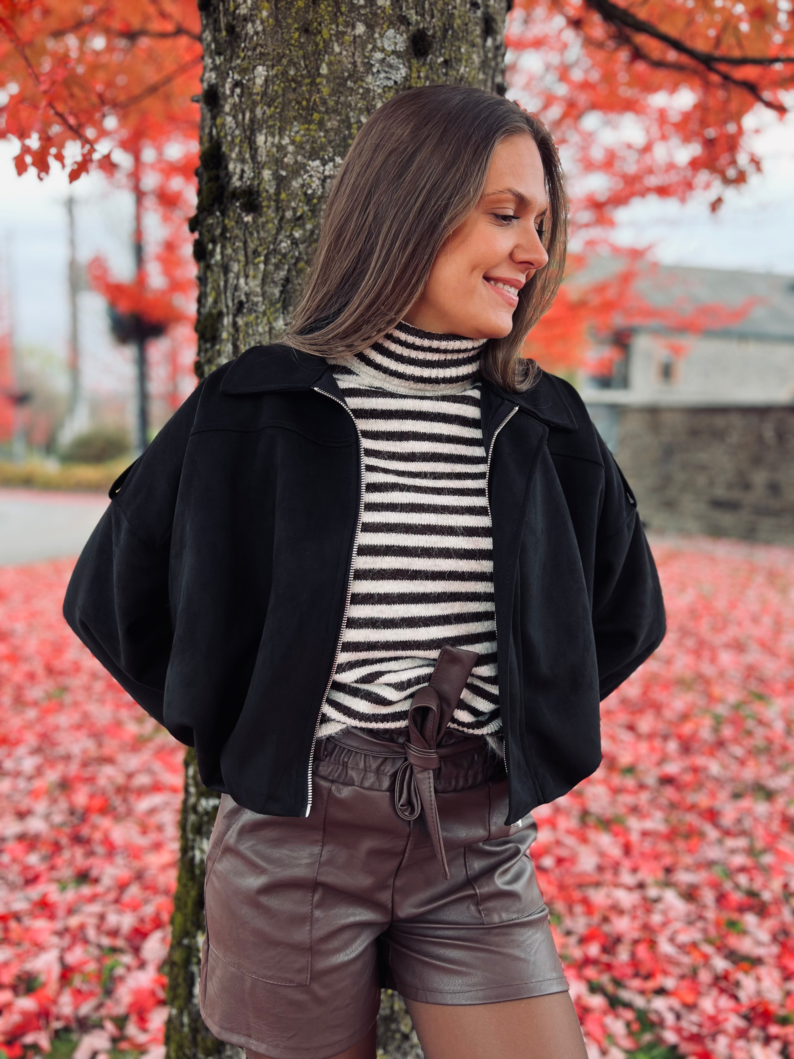 Notre veste HAZEL noire