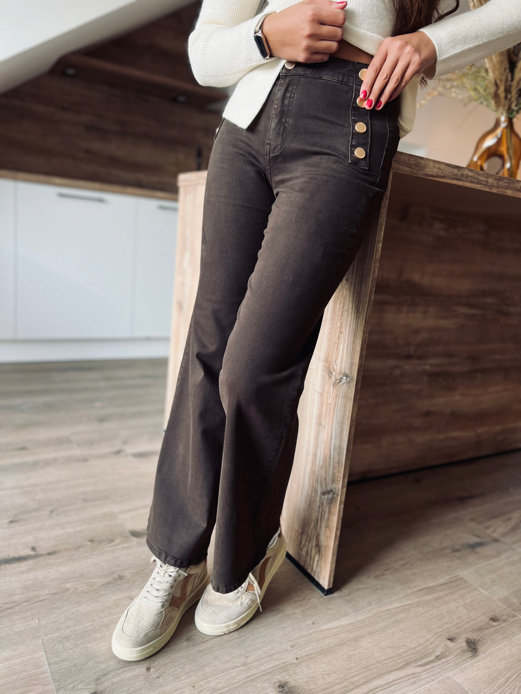 Notre jean SKYE marron