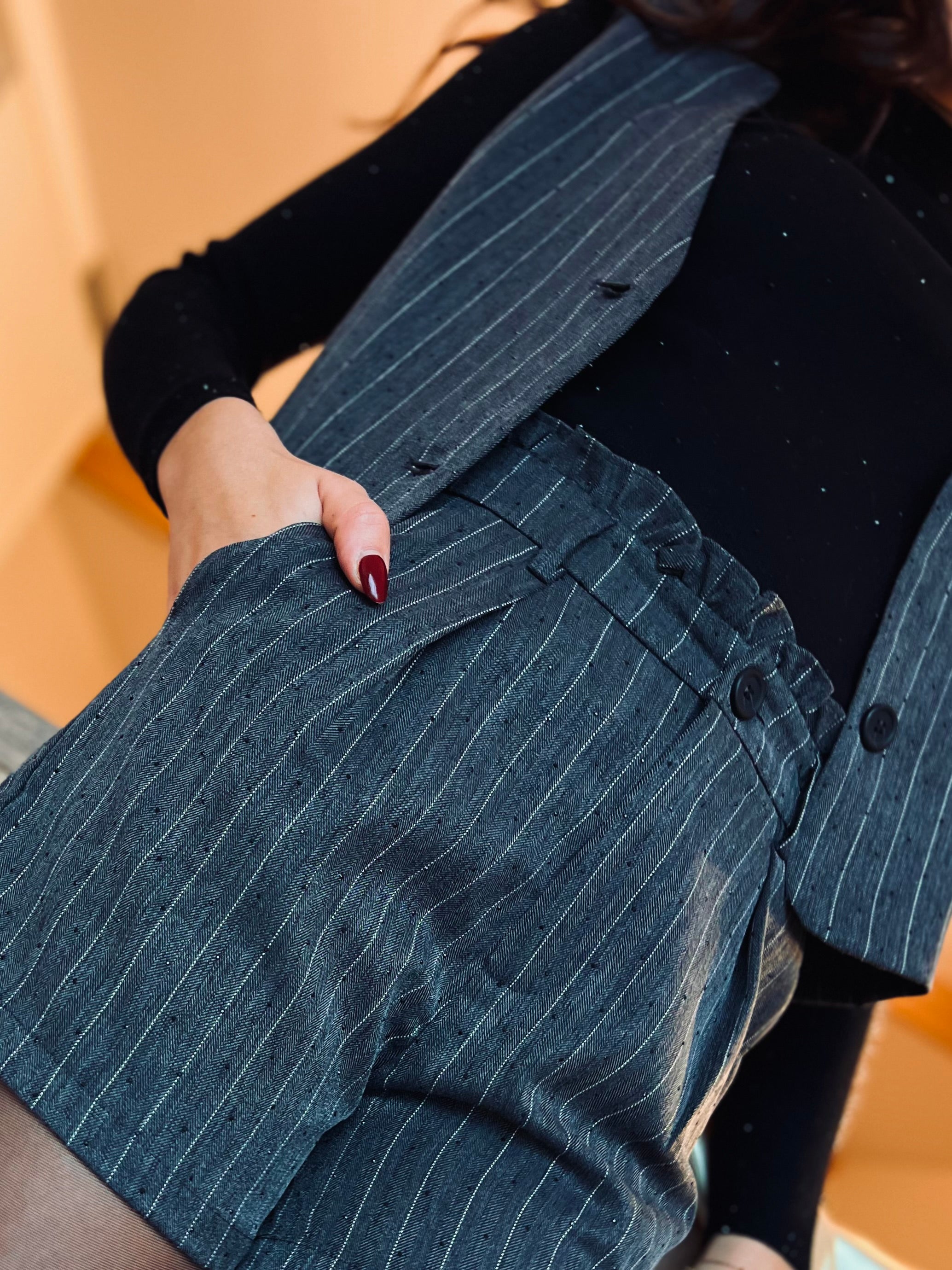 Notre short EVA gris