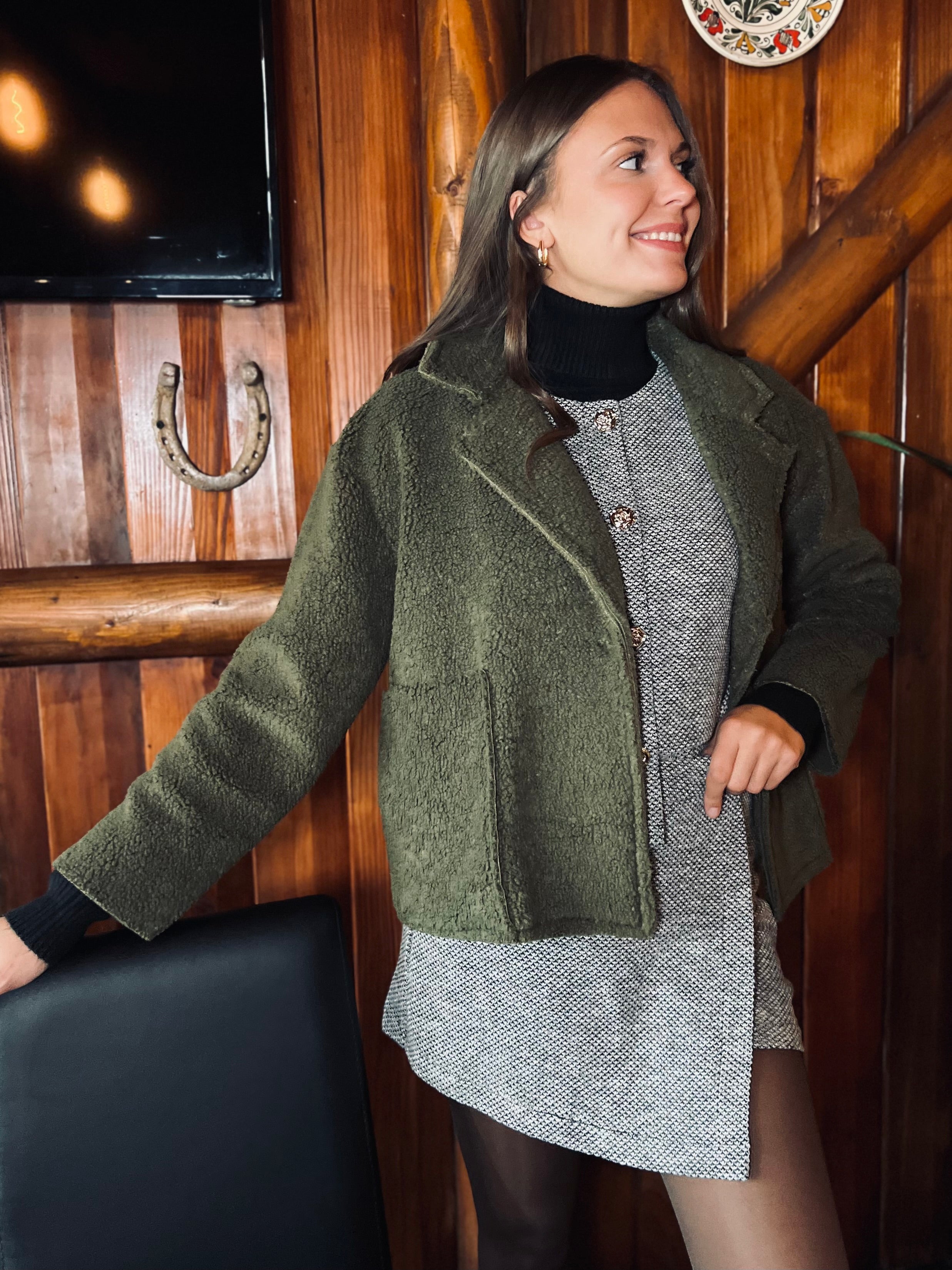 Notre veste SHEEP kaki