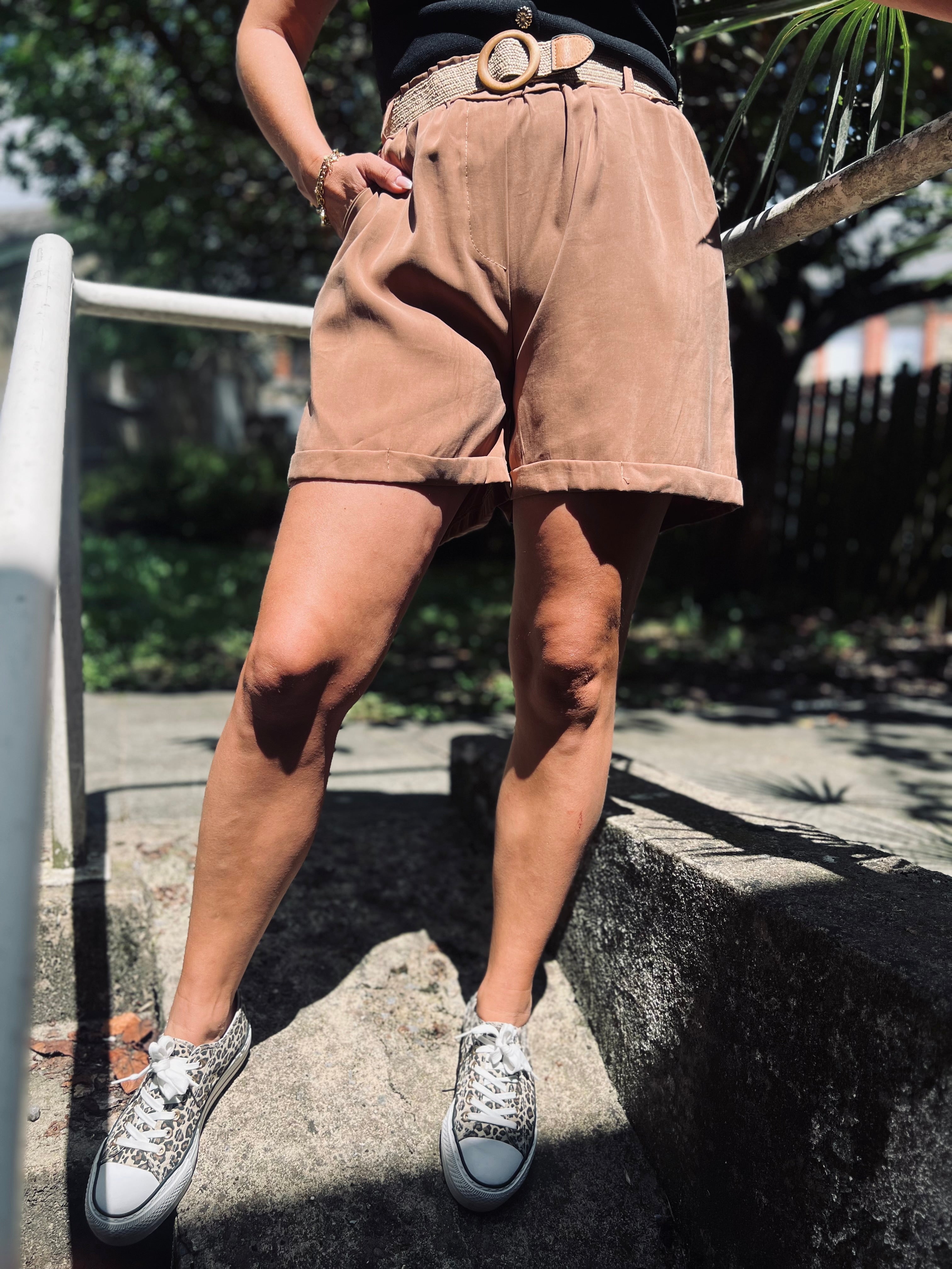 Notre short NOLA marron