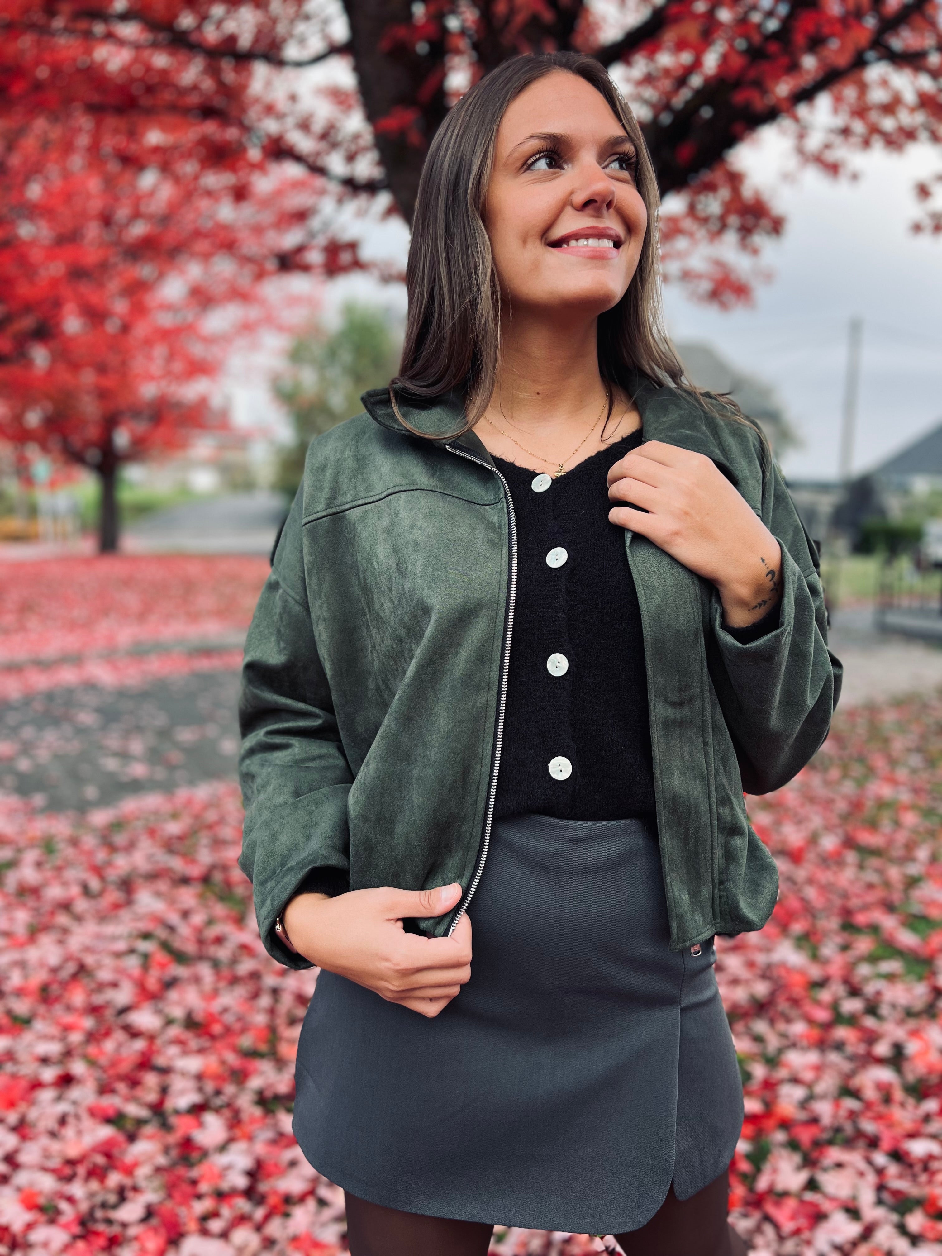 Notre veste HAZEL kaki