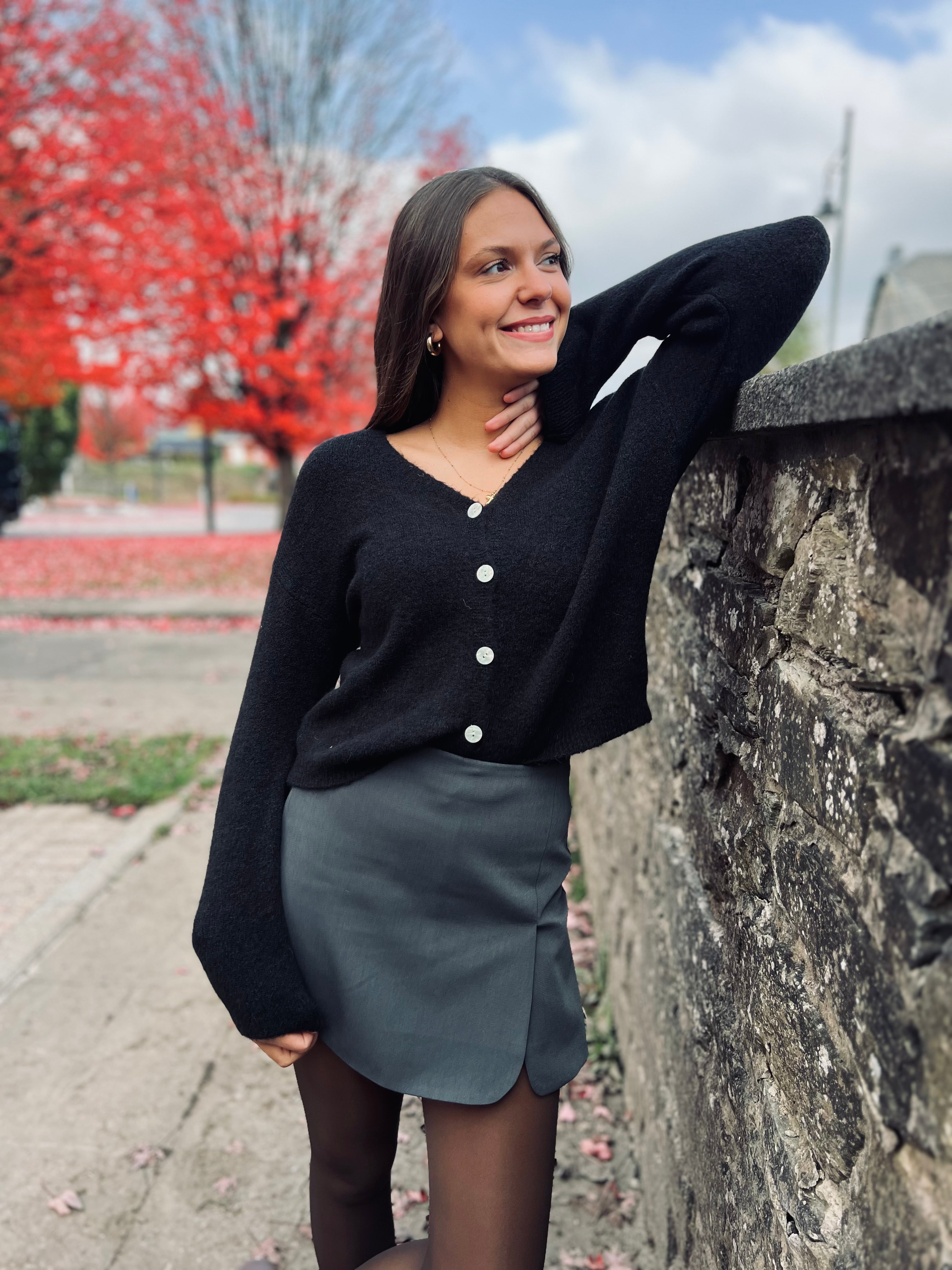 Notre gilet MONICA noir