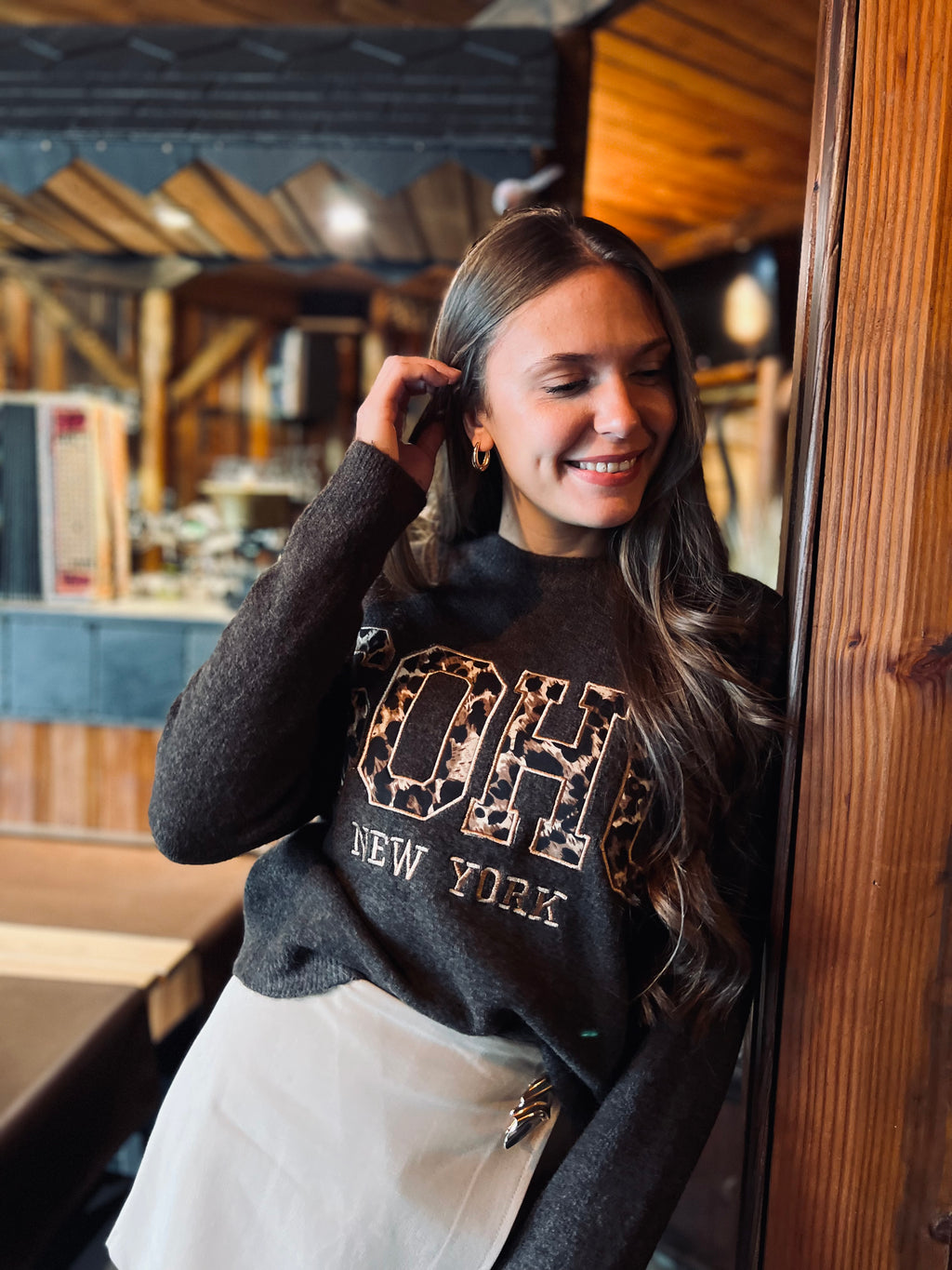 Notre pull « SOHO » marron