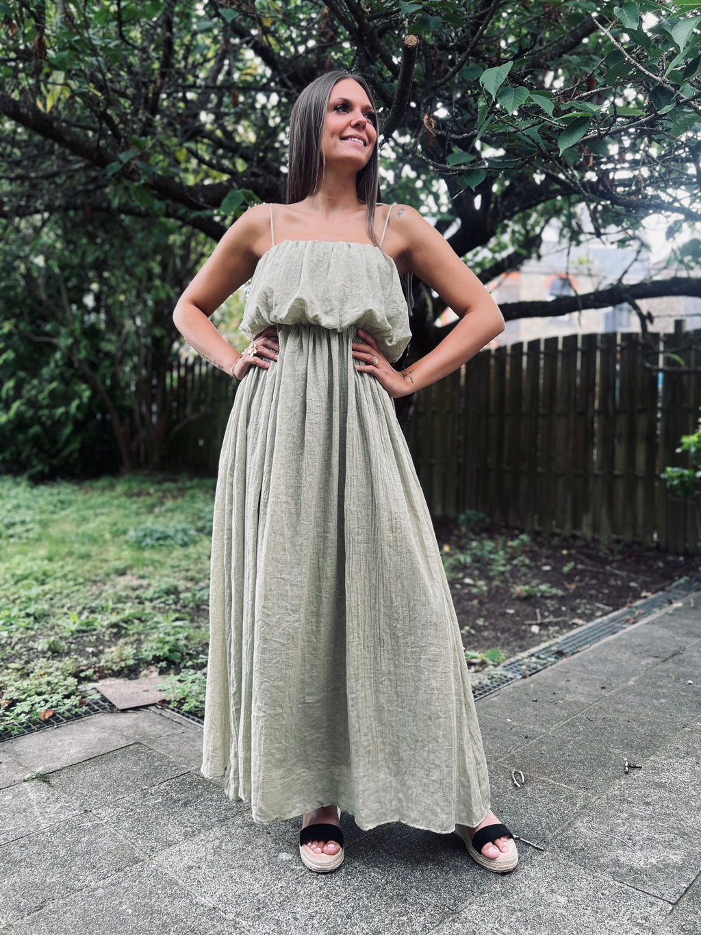 Notre robe INAYA sauge