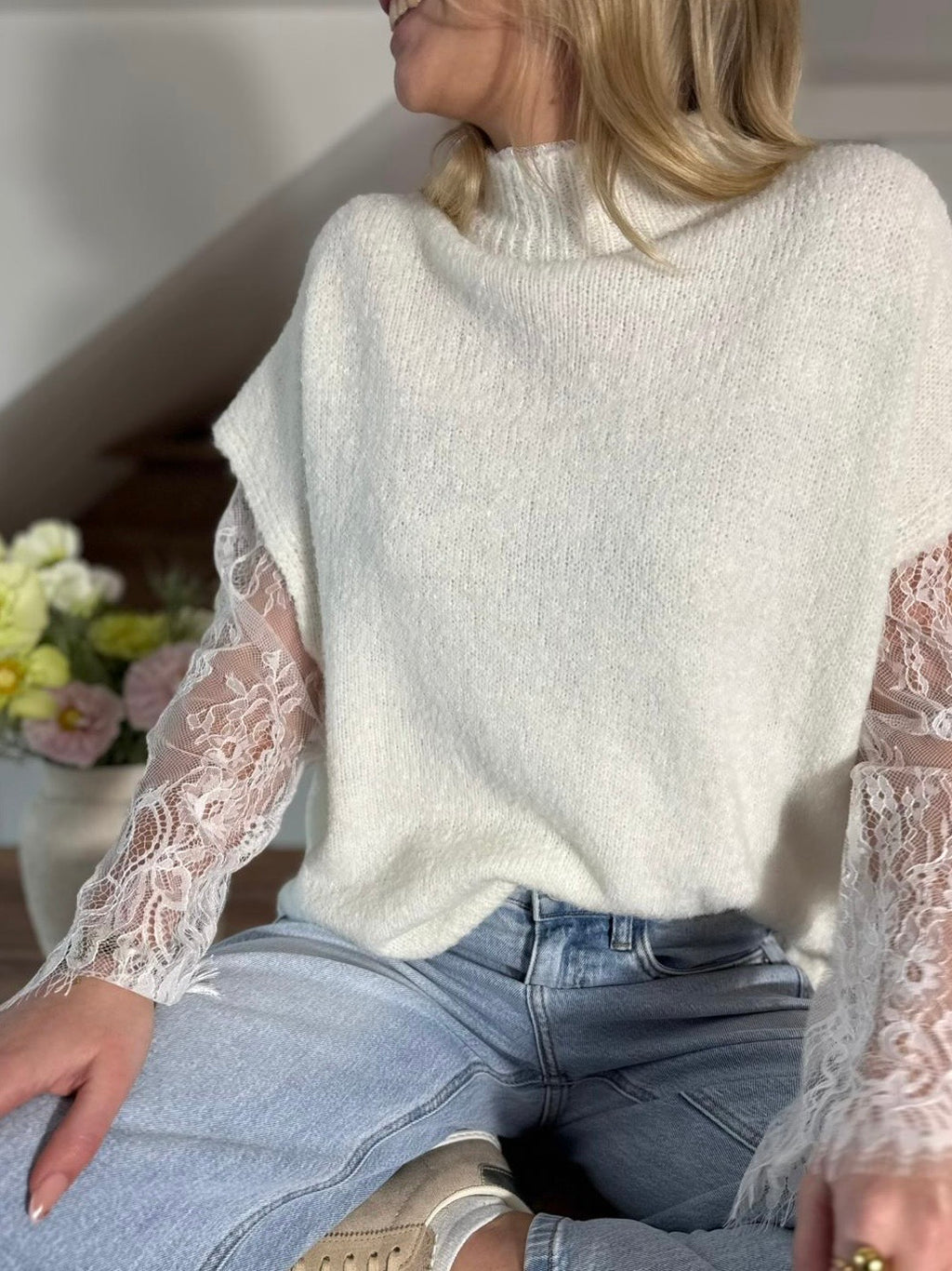 LE PULL DENTELLE LOUISE