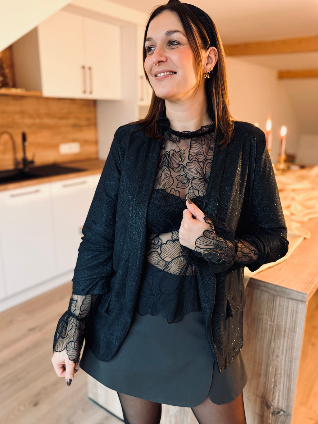 Notre blazer TALIA noir