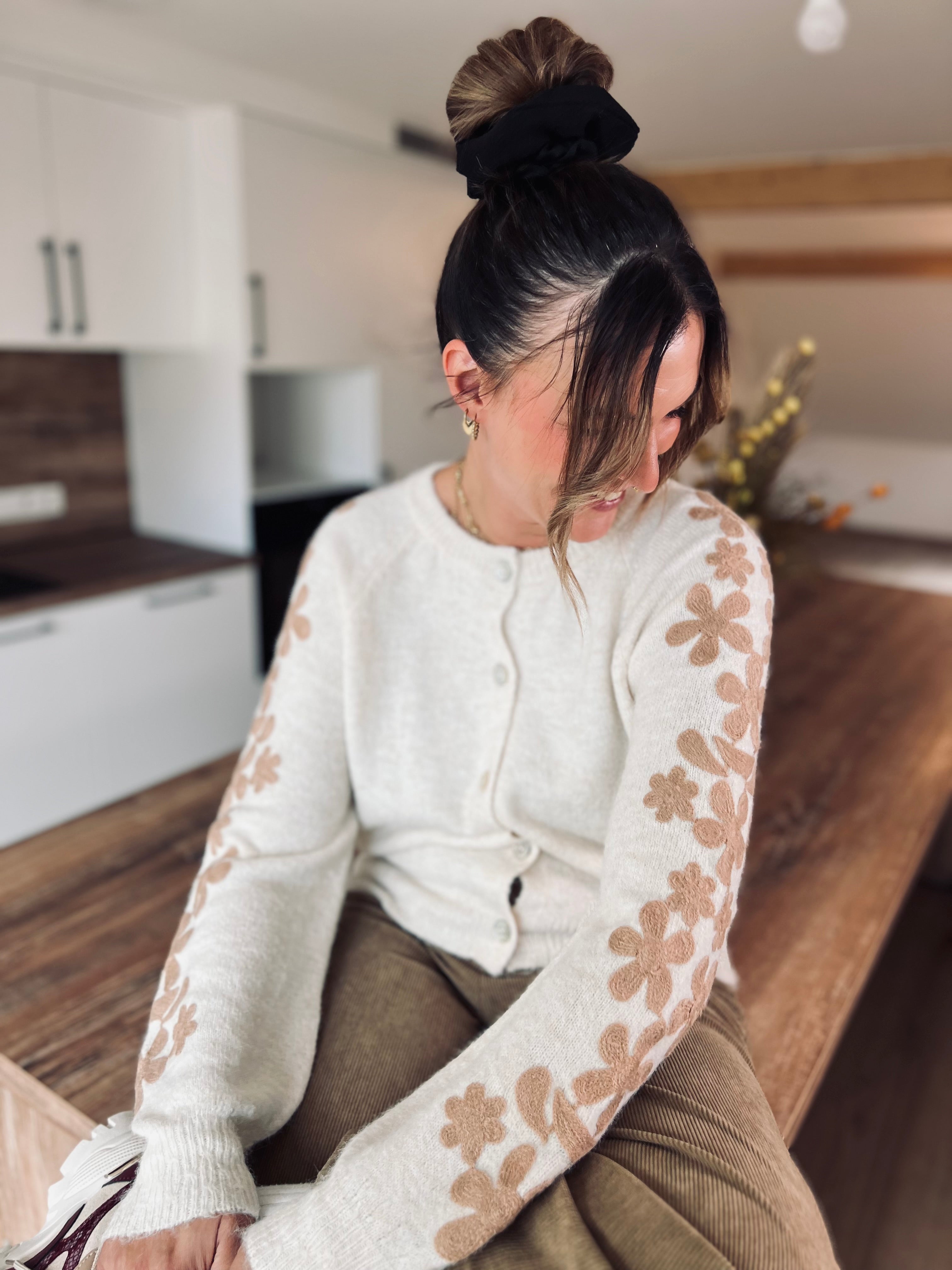 Notre gilet FLOWERS
