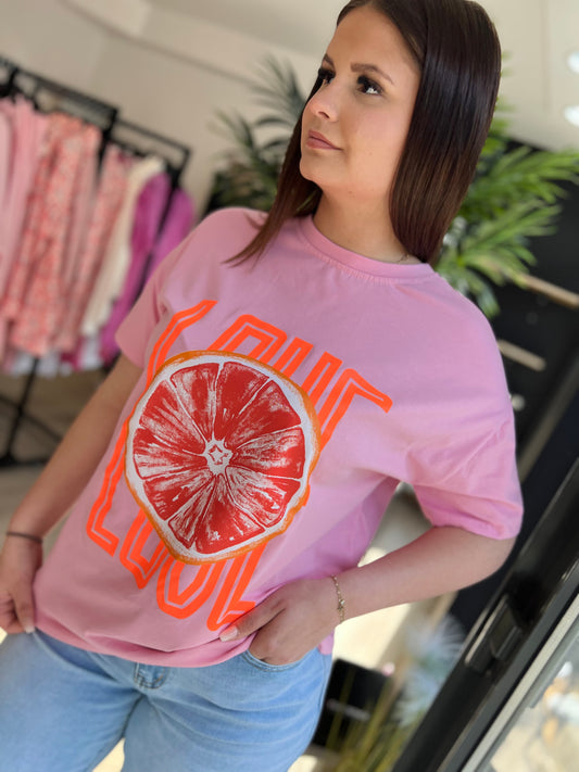 T-shirt AGRUM rose