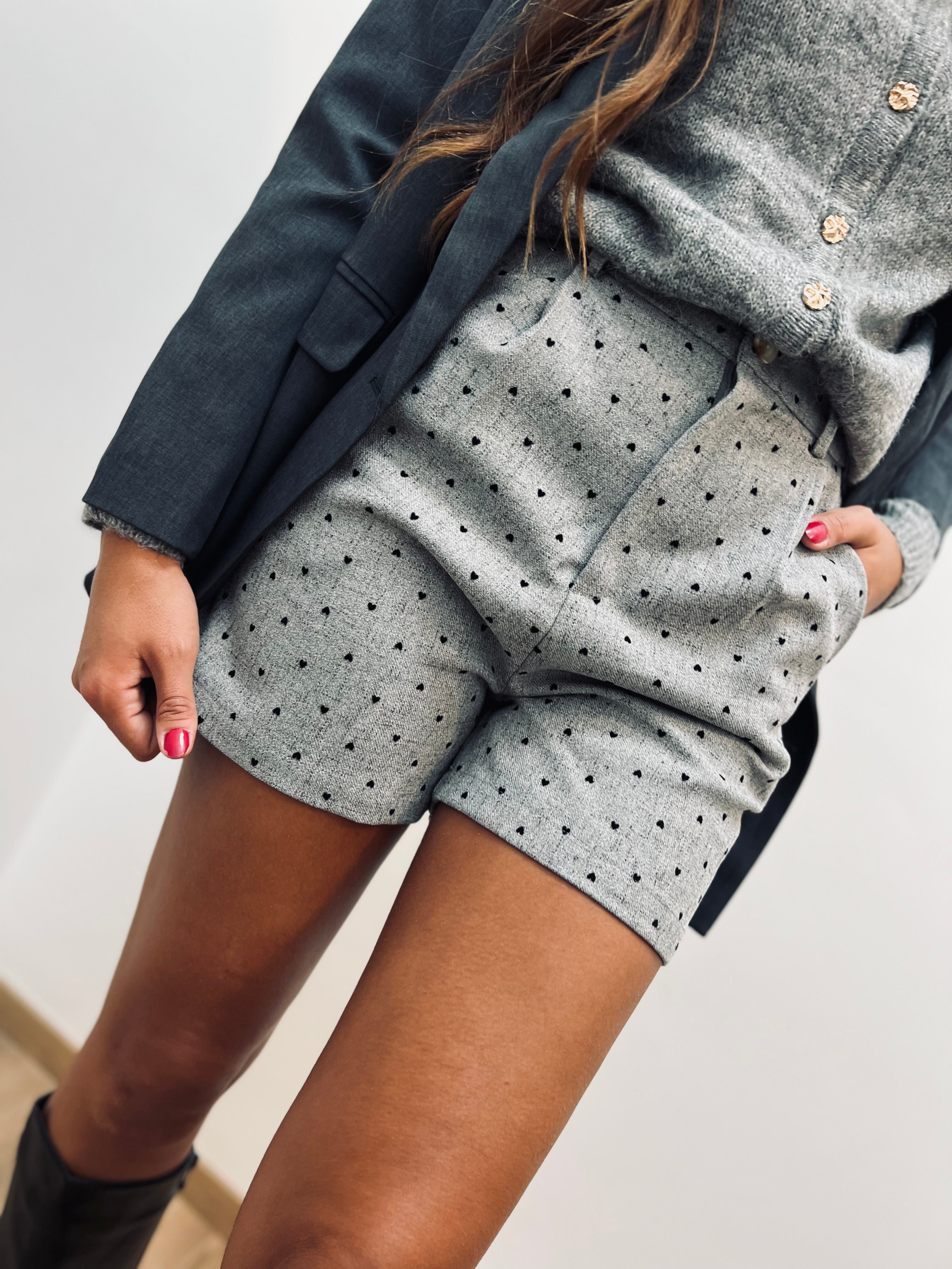 Notre short ARYEL gris
