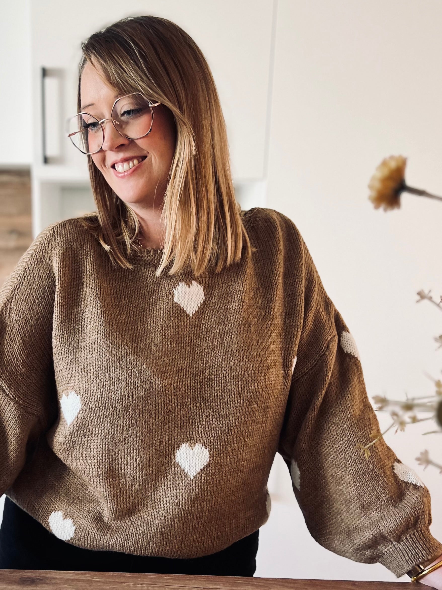 Notre pull TIAMO camel