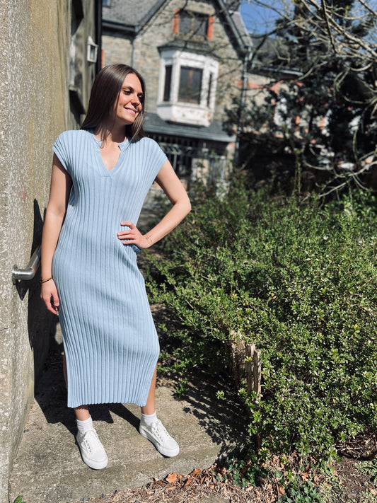 Robe CALISTA bleu ciel