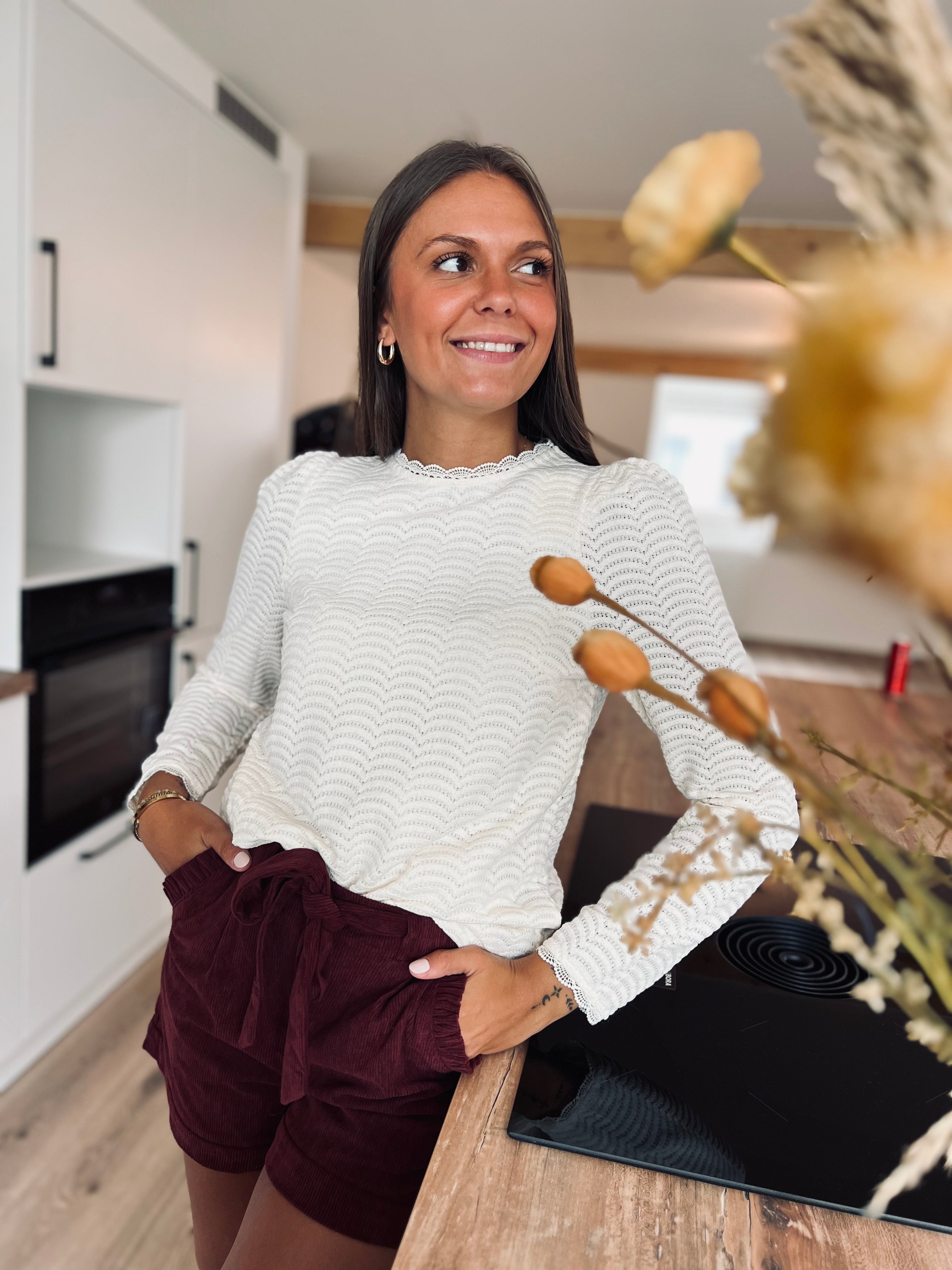 Notre pull léger NADIA écru