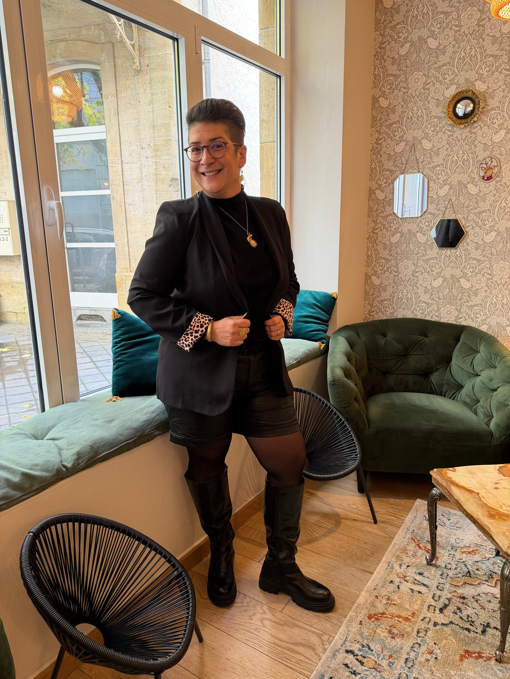 Notre blazer HONEY noir