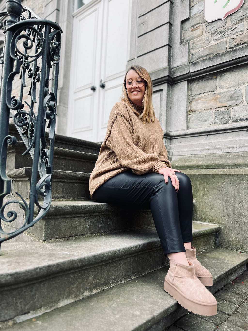 Notre pull ROMANE beige