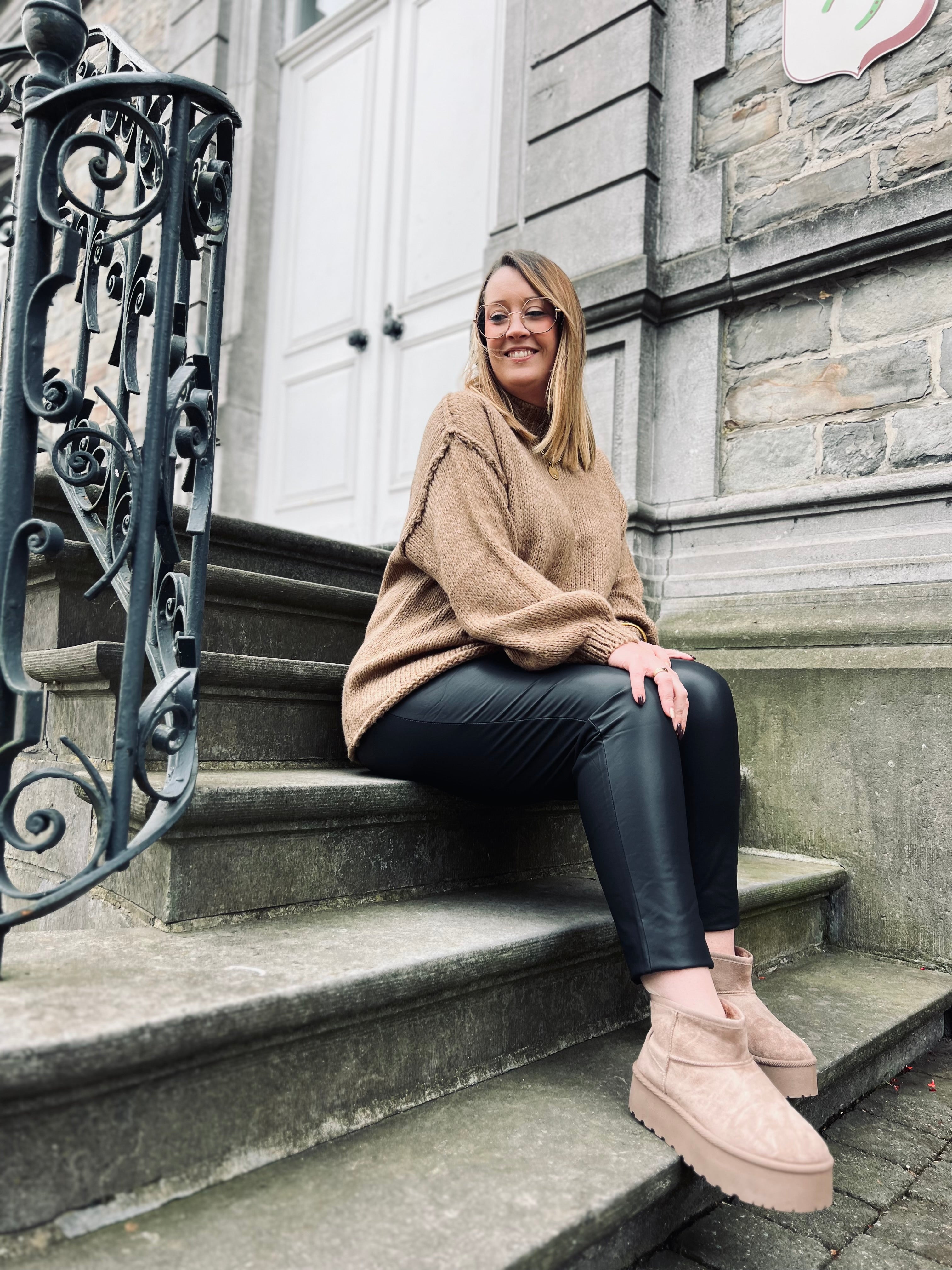 Notre pull ROMANE beige