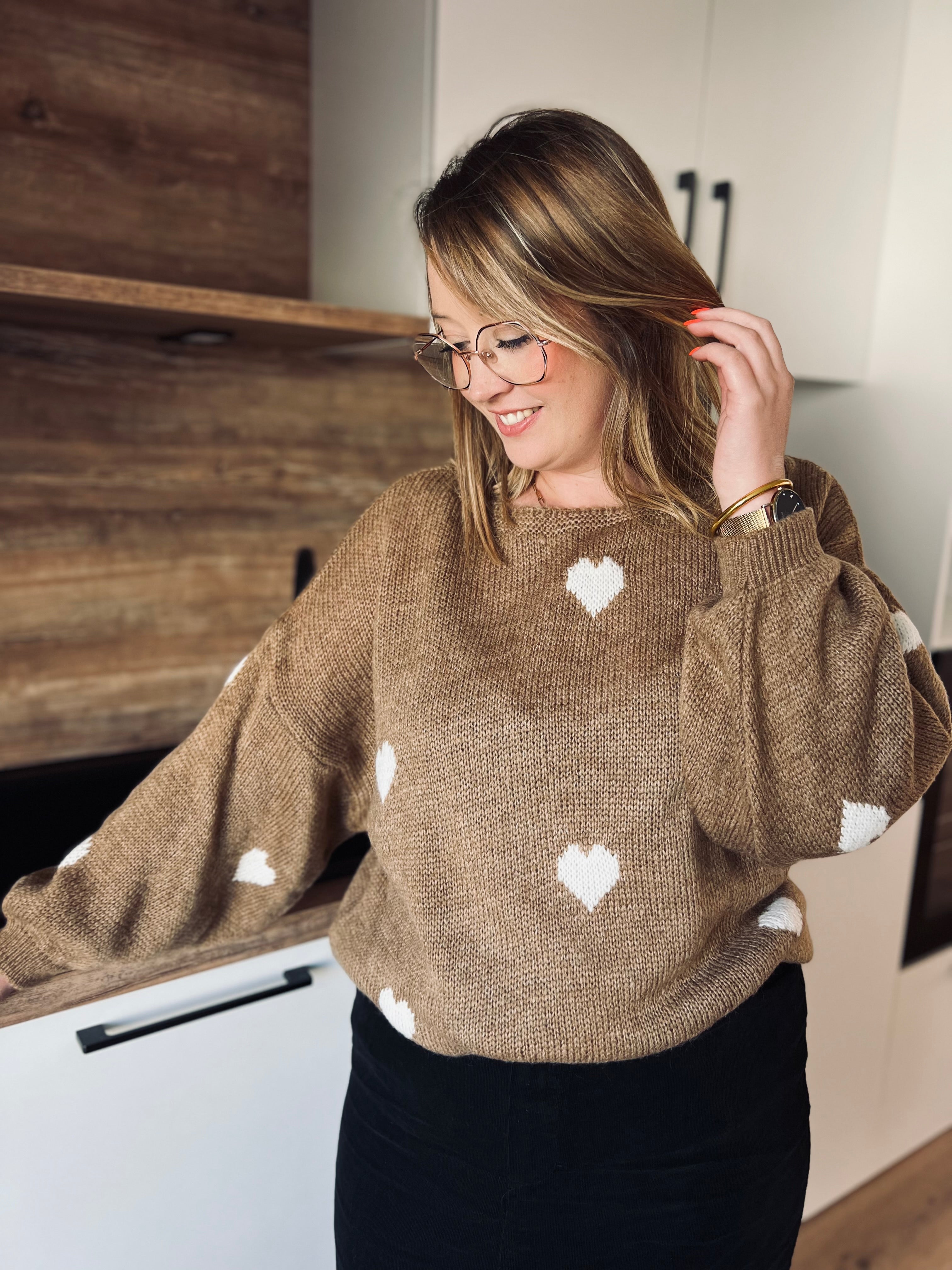Notre pull TIAMO camel