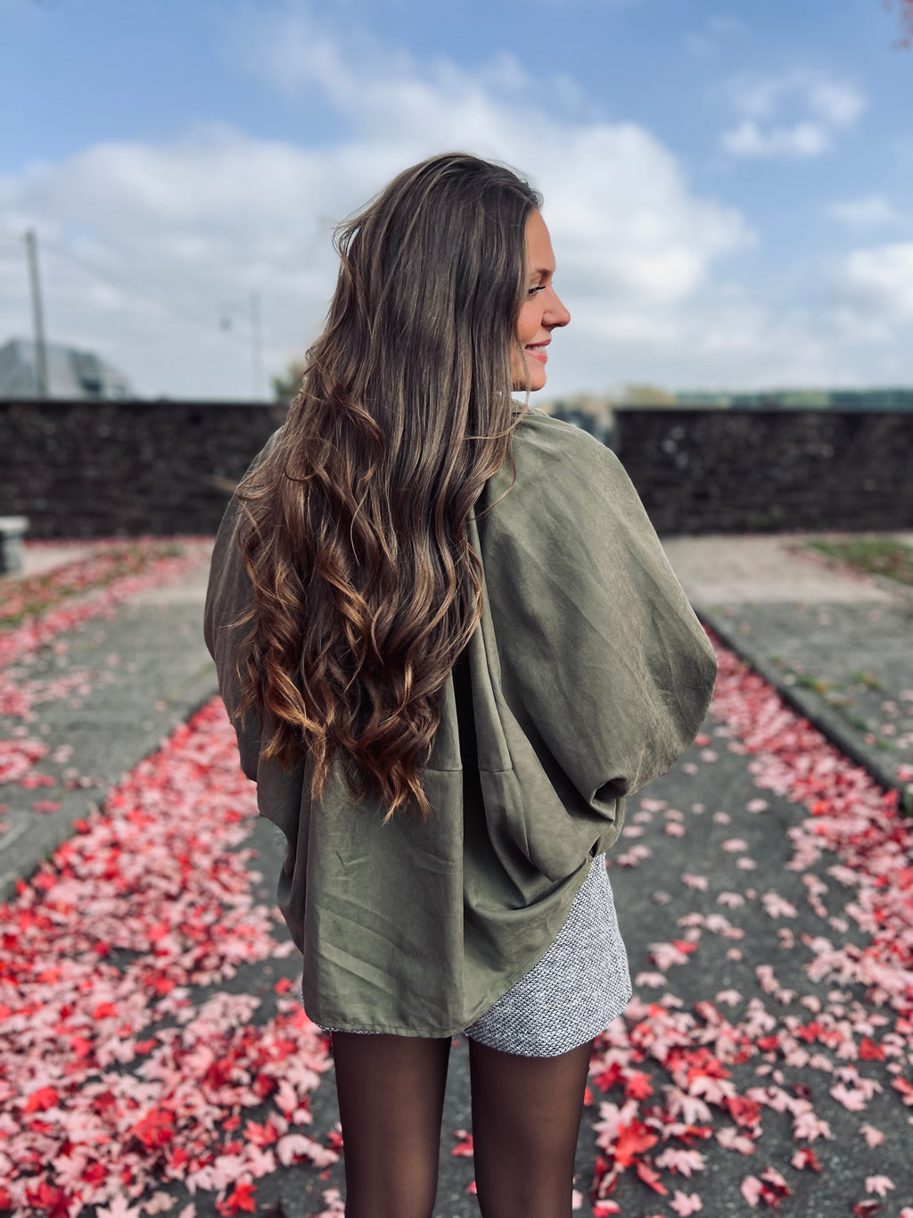 Notre veste oversize AÏA kaki