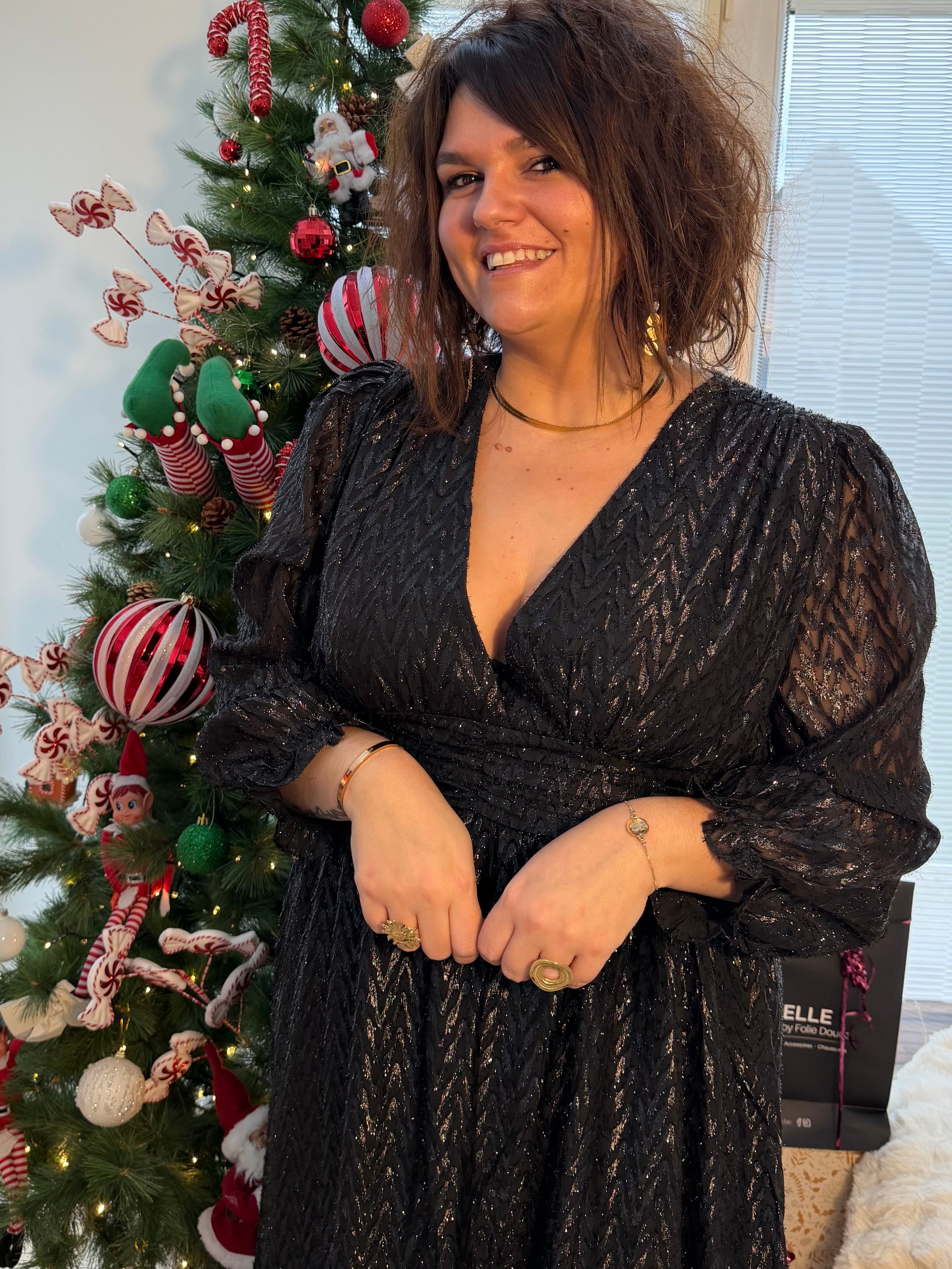 Notre robe SOLAL noire