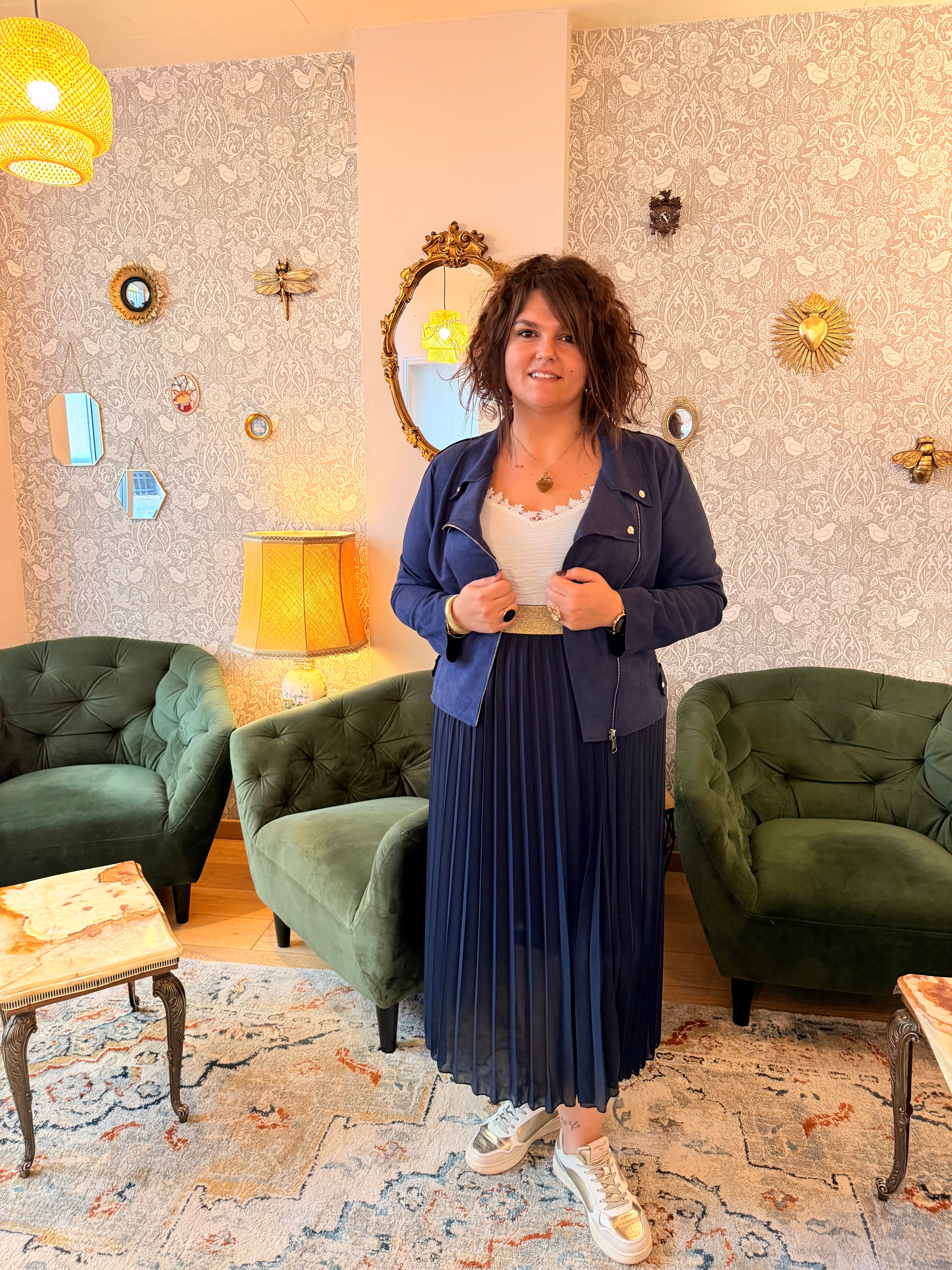 Notre jupe ERYN marine