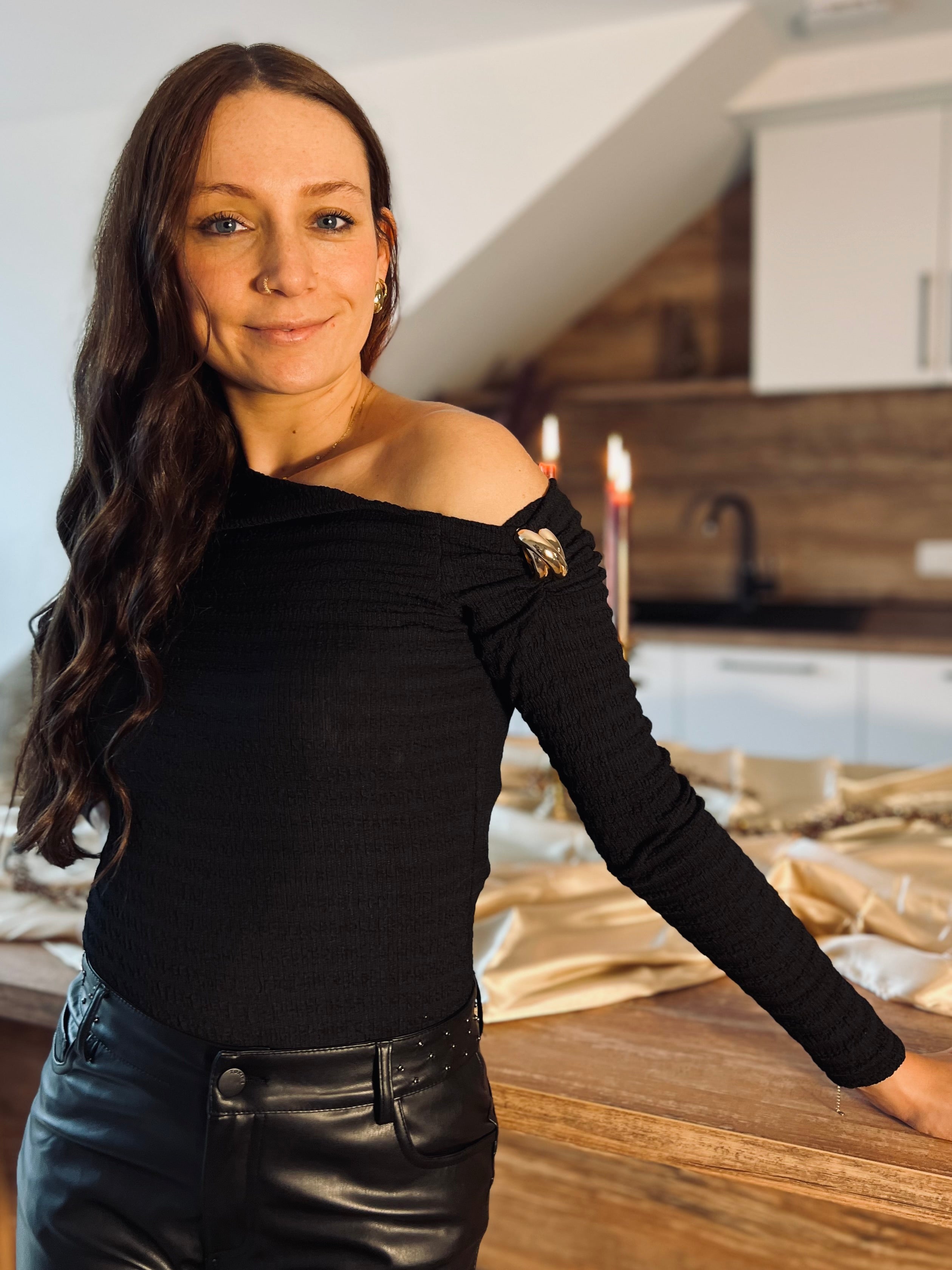 Notre haut ISABELLA noir