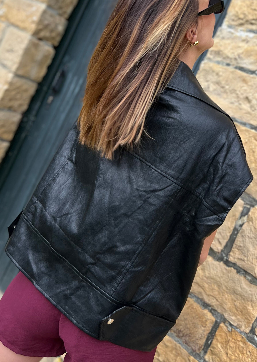 LA VESTE OVERSIZE SIMILI