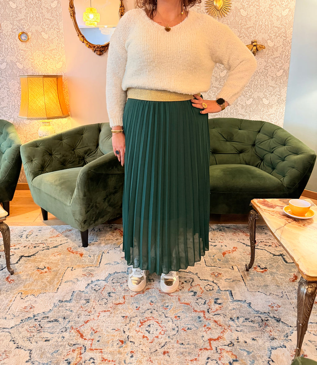 Notre jupe ERYN émeraude