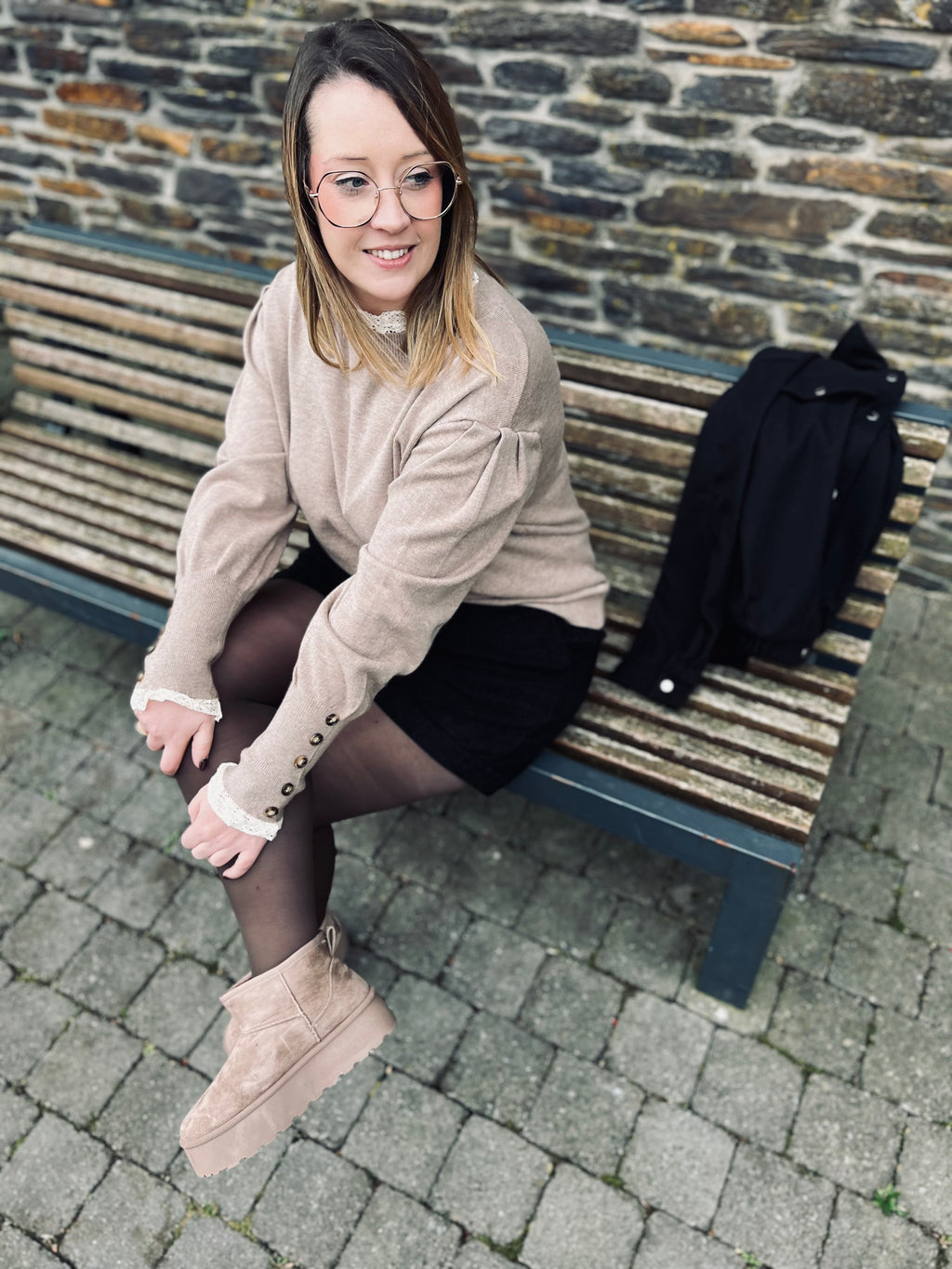 Notre pull dentelle ASTRID