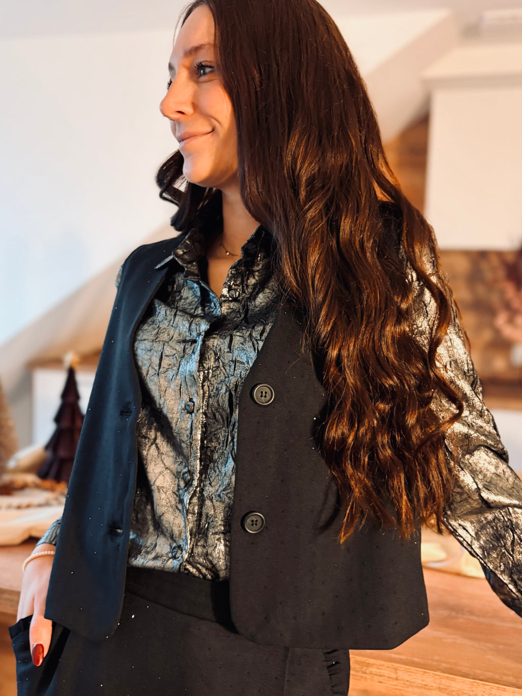 Notre gilet EVA noir