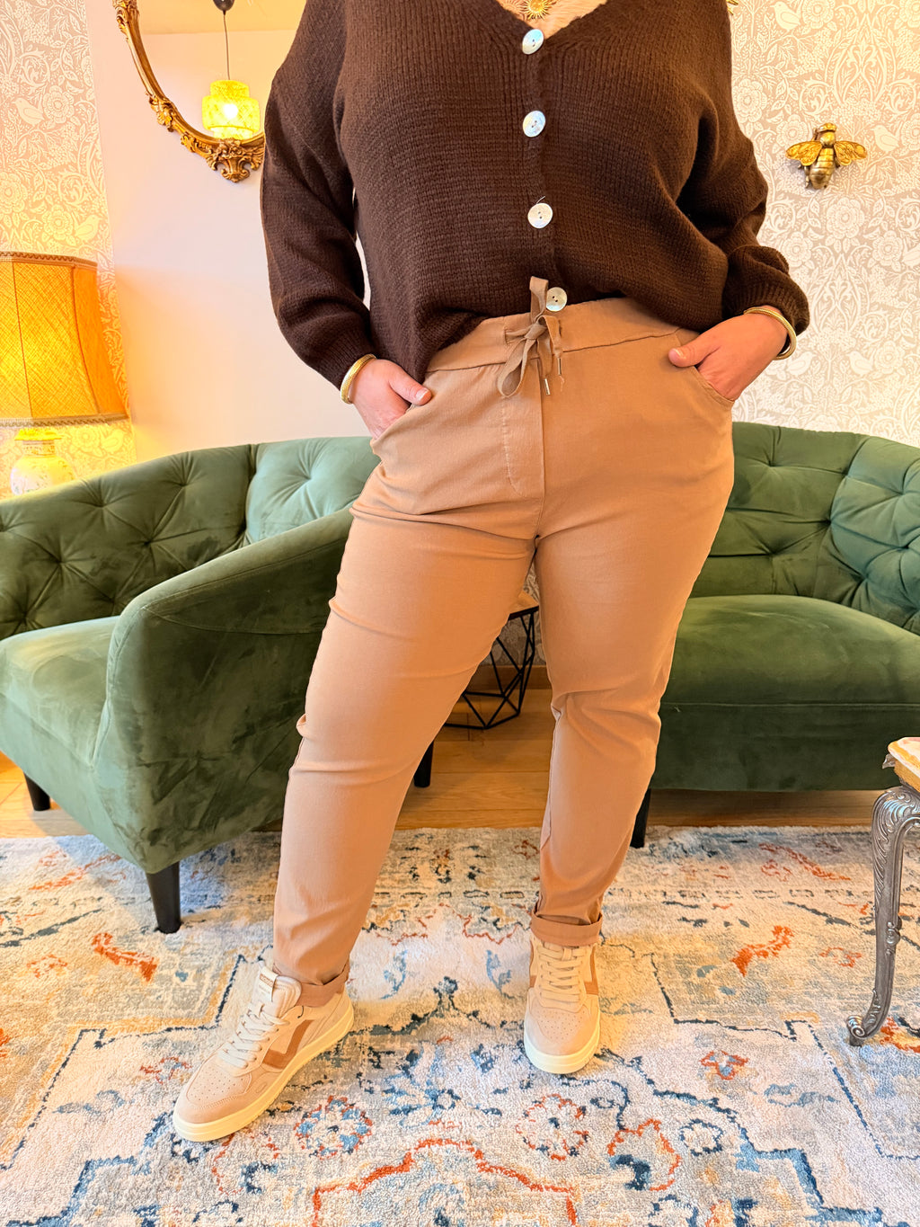 Notre pantalon DREW beige