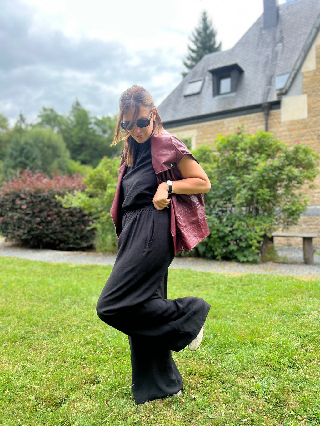 LA VESTE OVERSIZE SIMILI