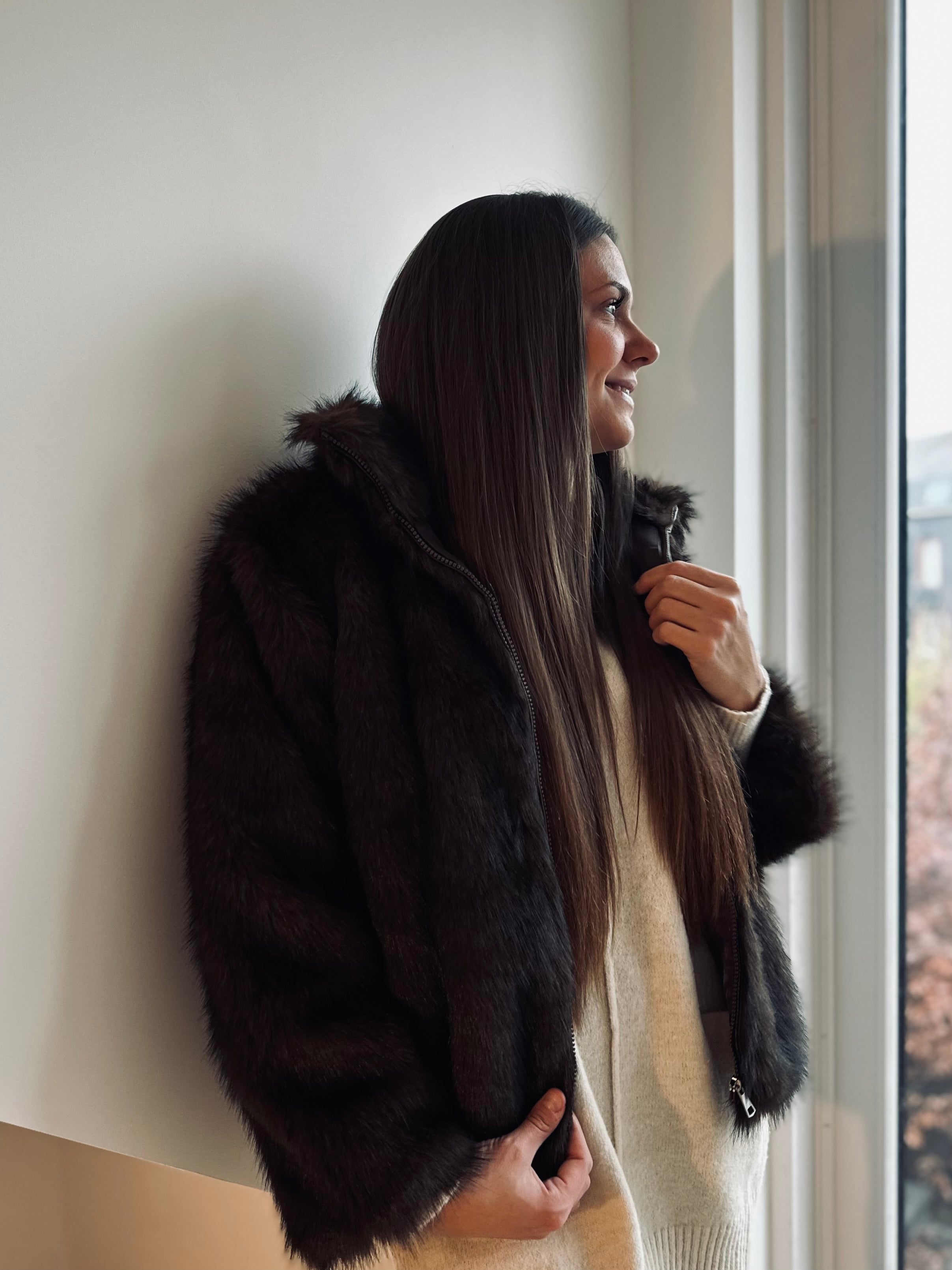 Notre veste ALBA marron