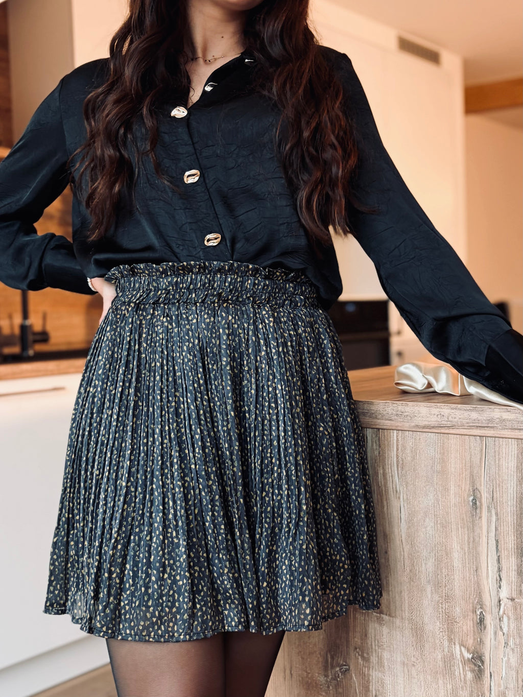 Notre chemise EMILY noire