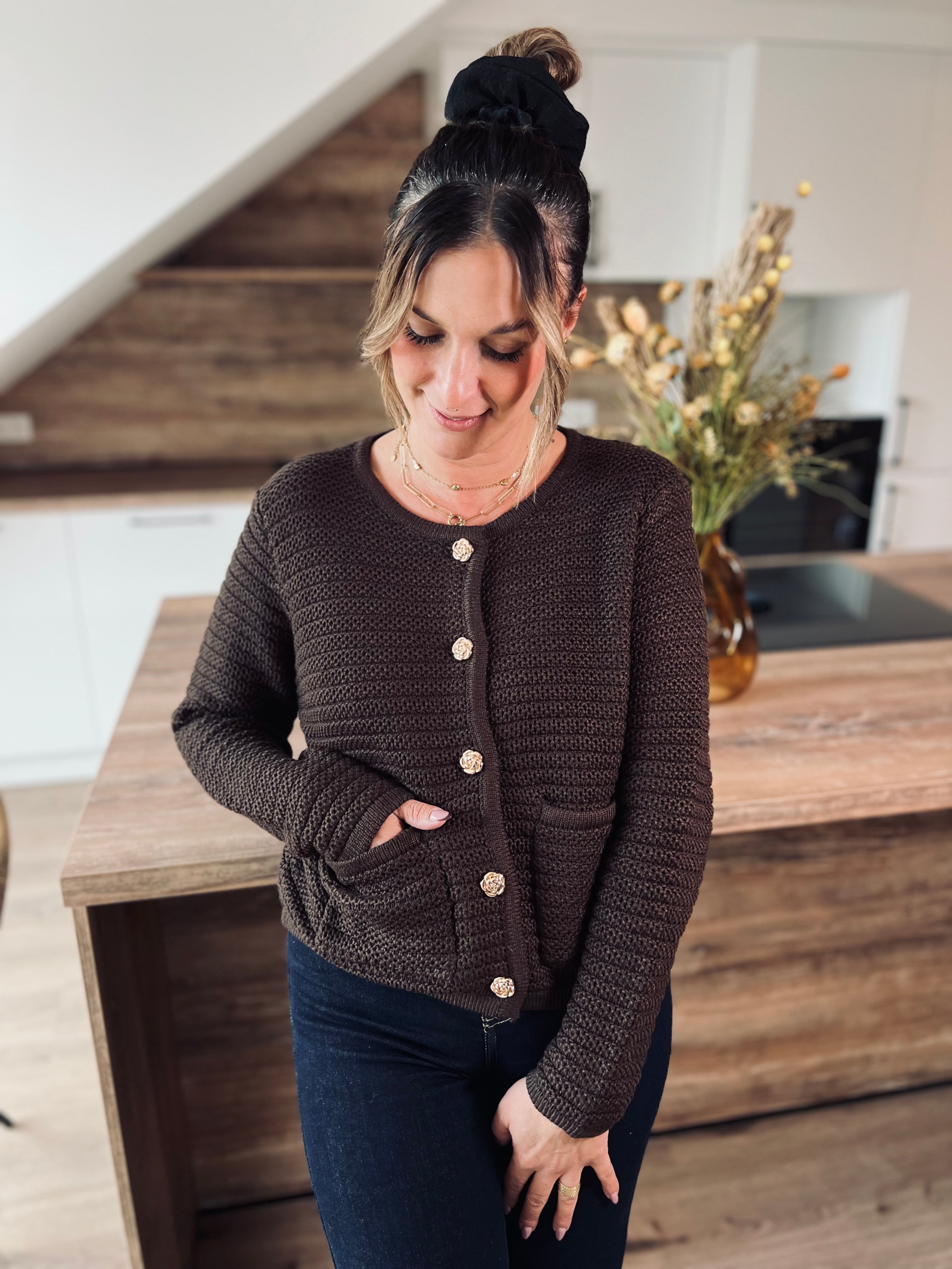 Notre gilet ASTRA marron