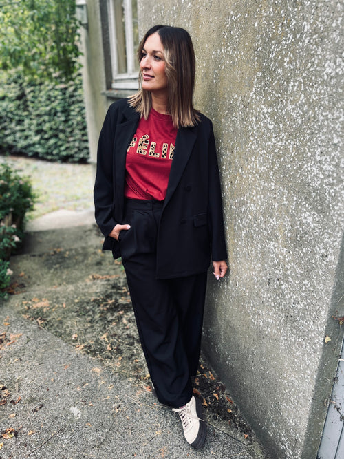 Notre blazer oversize MEGHAN noir