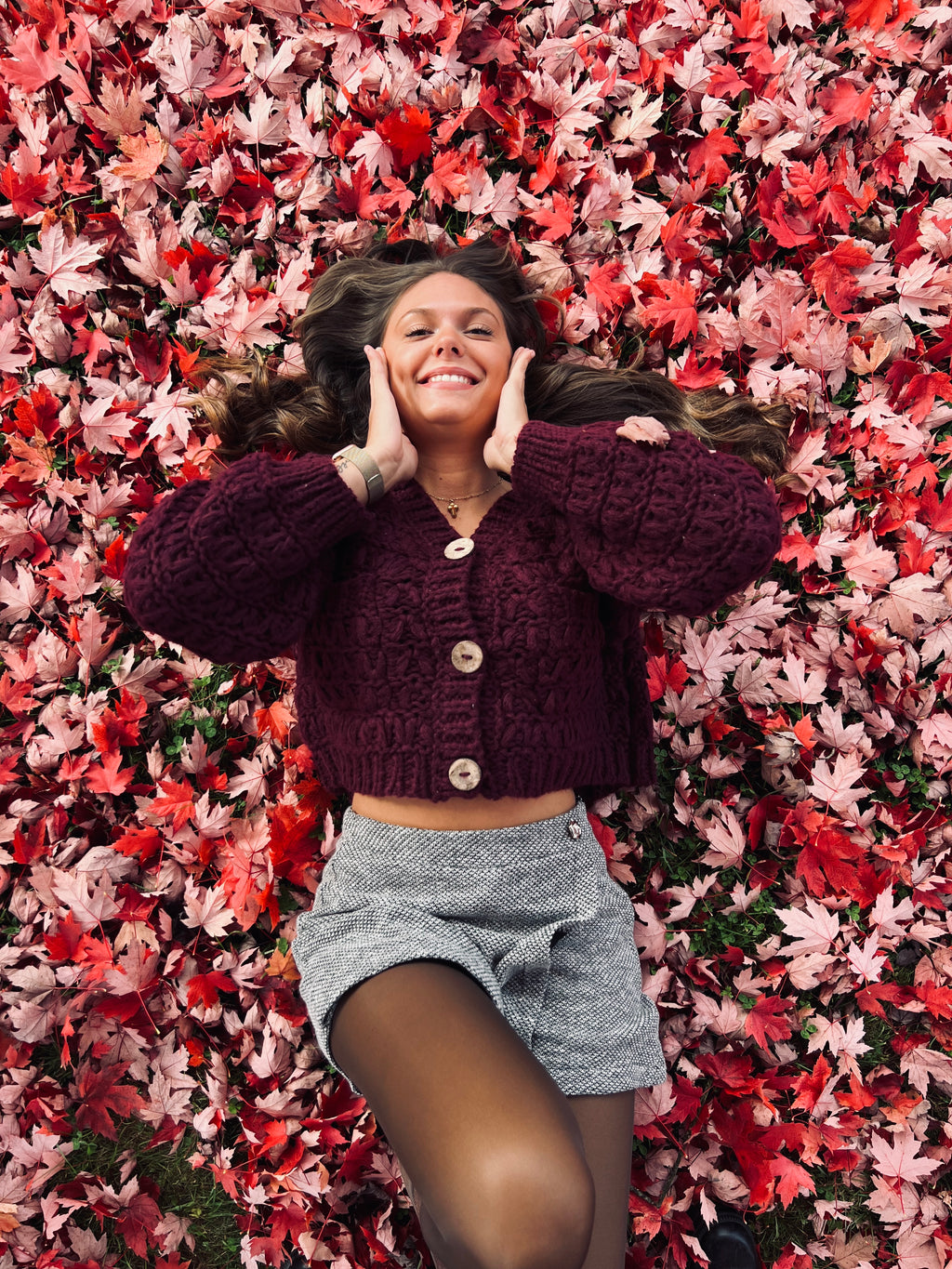 Notre gilet en maille GIORGIO bordeaux