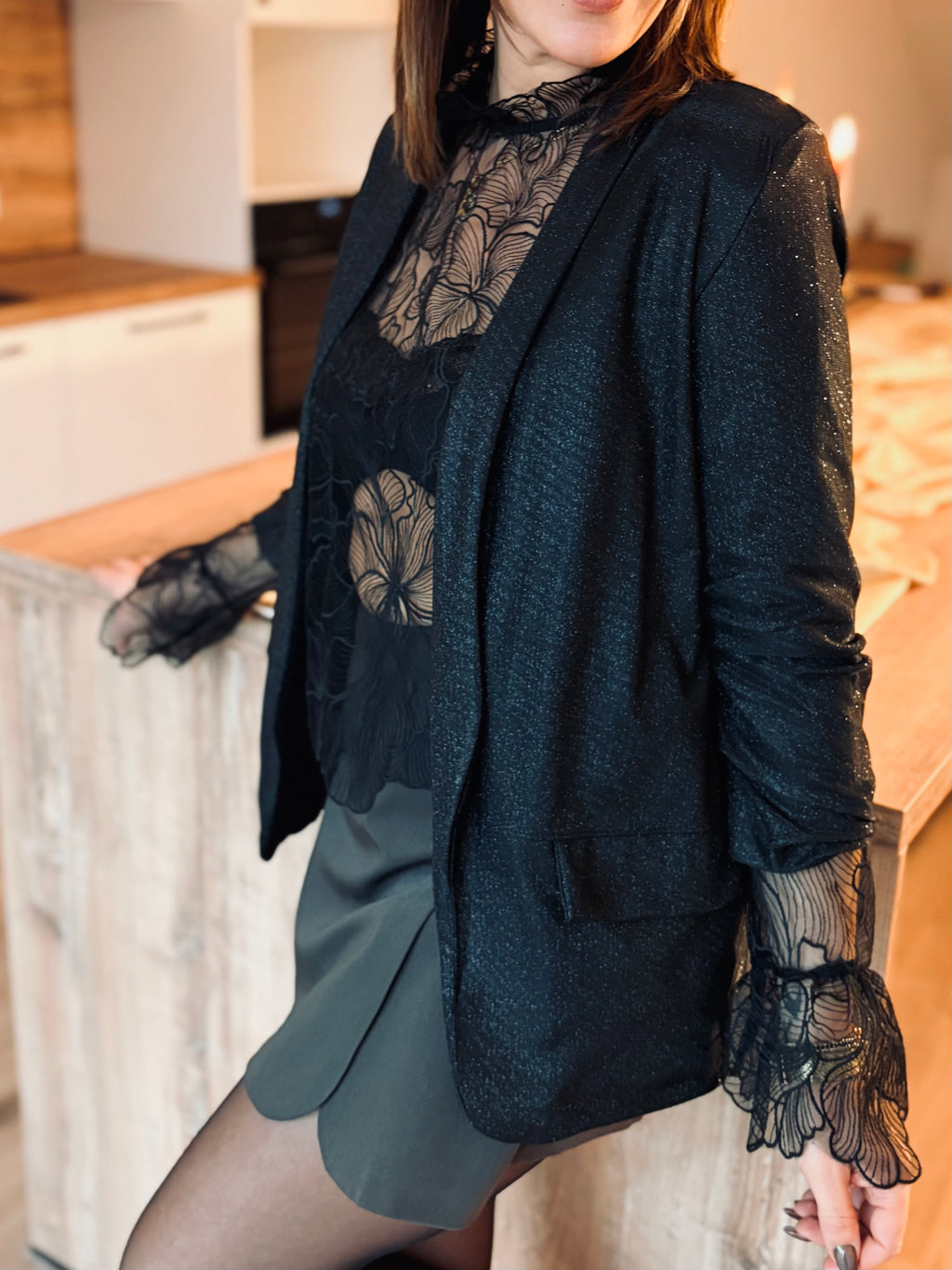 Notre blazer TALIA noir