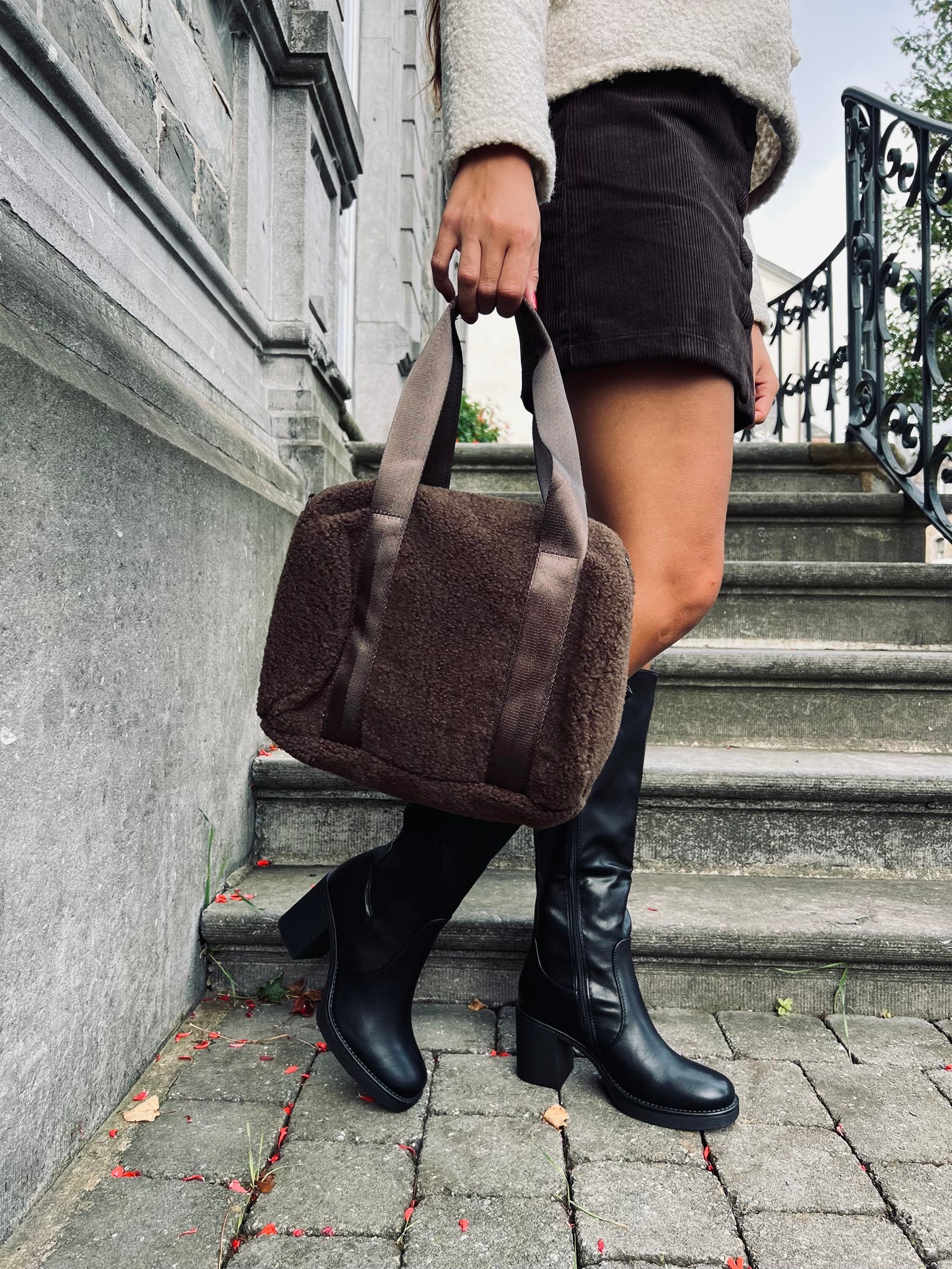 Notre sac TEDDY marron