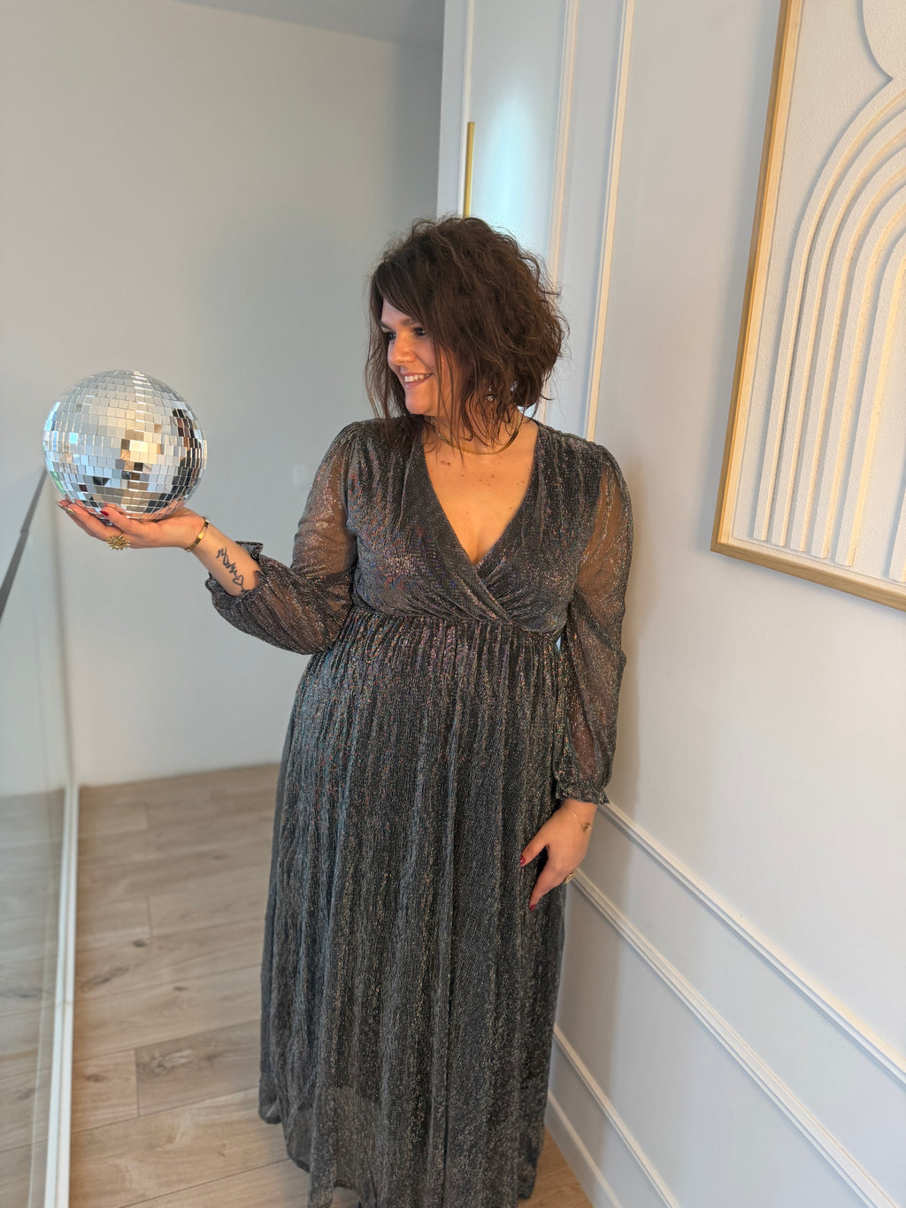 Notre robe NAÏA silver