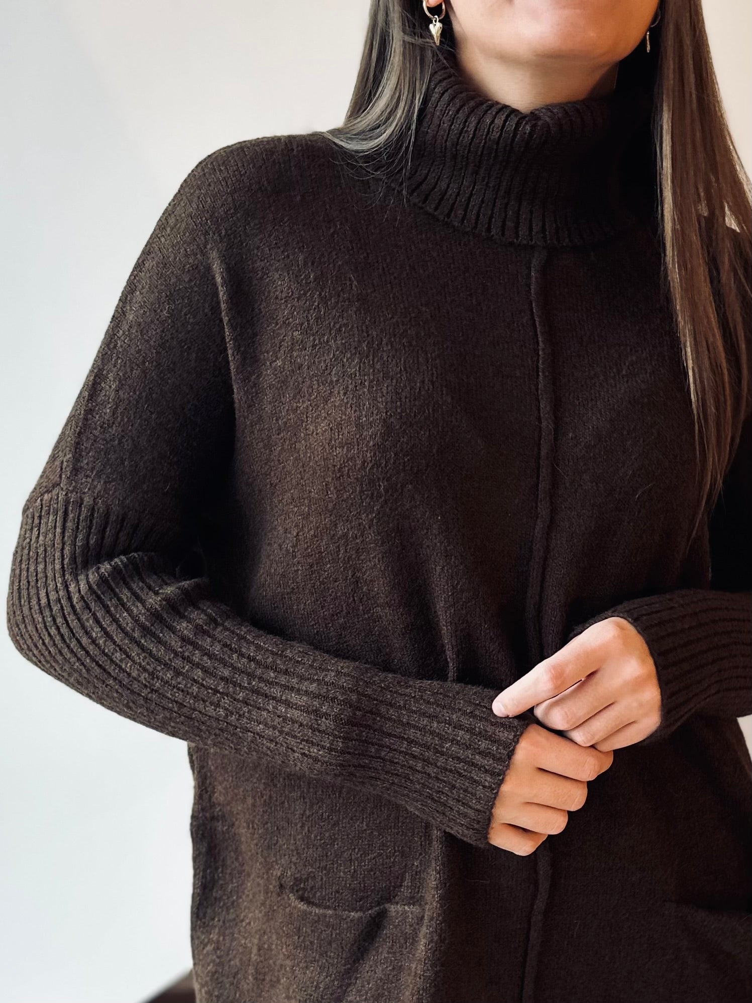 Notre robe ÉLYSE marron