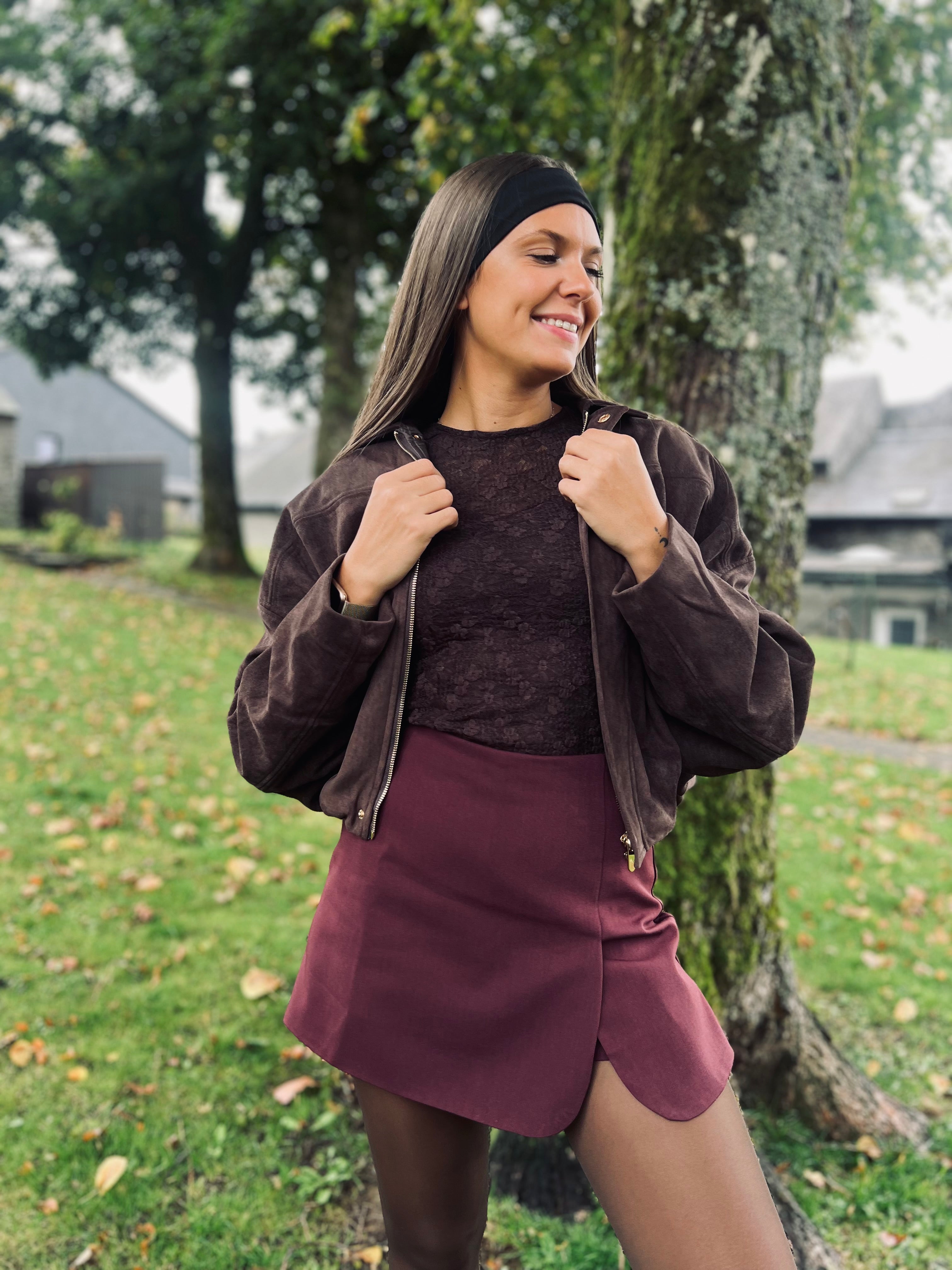 Notre veste EMBER chocolat