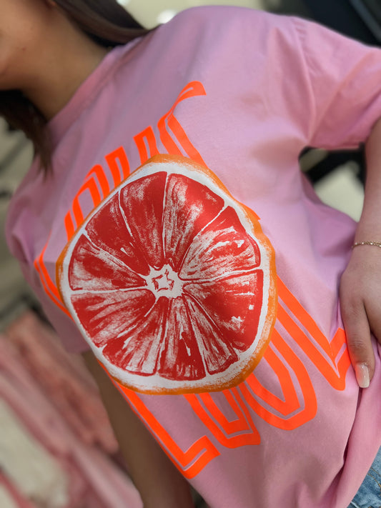T-shirt AGRUM rose