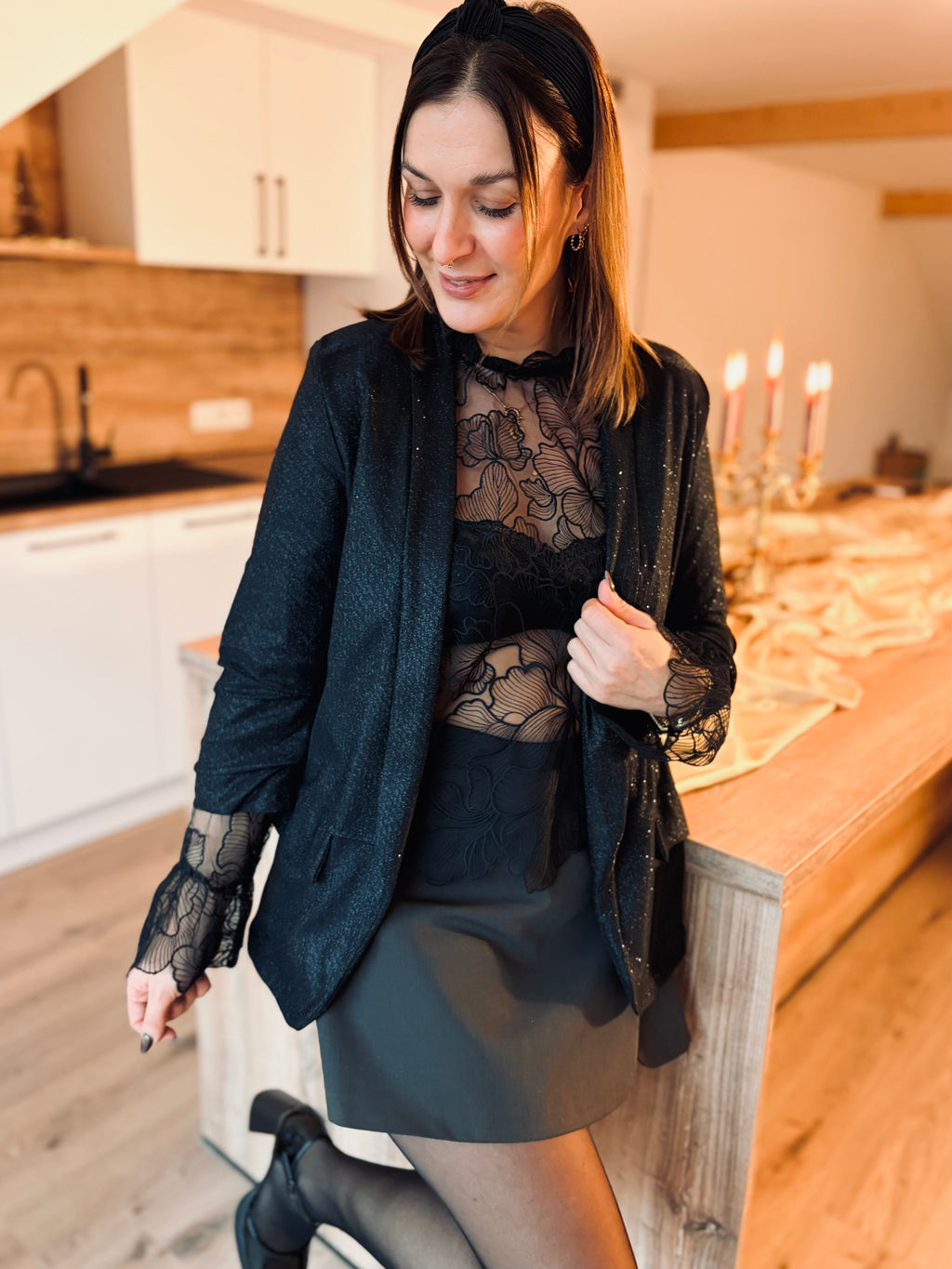 Notre blazer TALIA noir