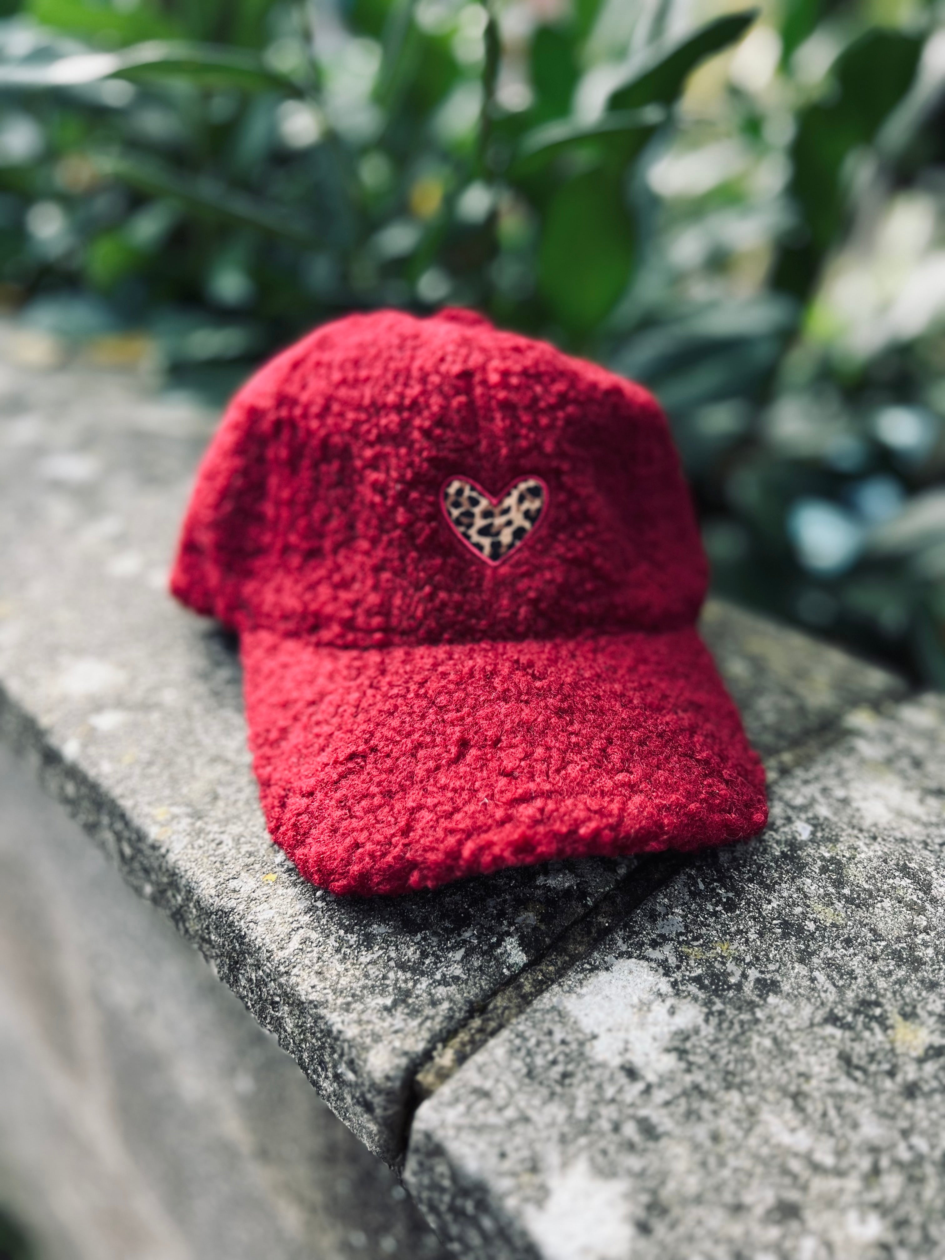 Notre casquette TEDDY bordeaux