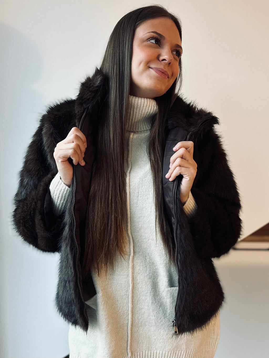 Notre veste ALBA marron