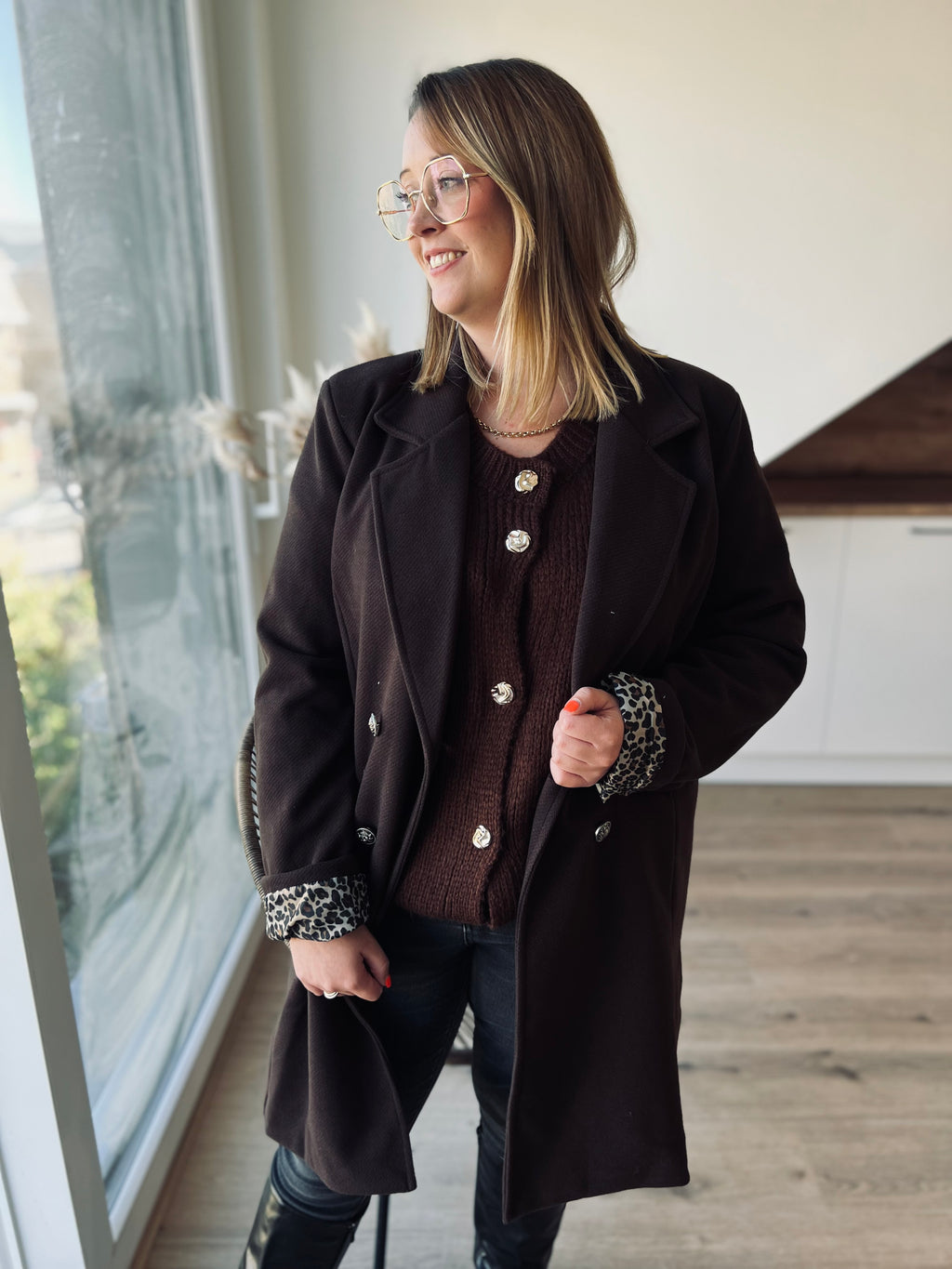 Notre trench ROMANE marron