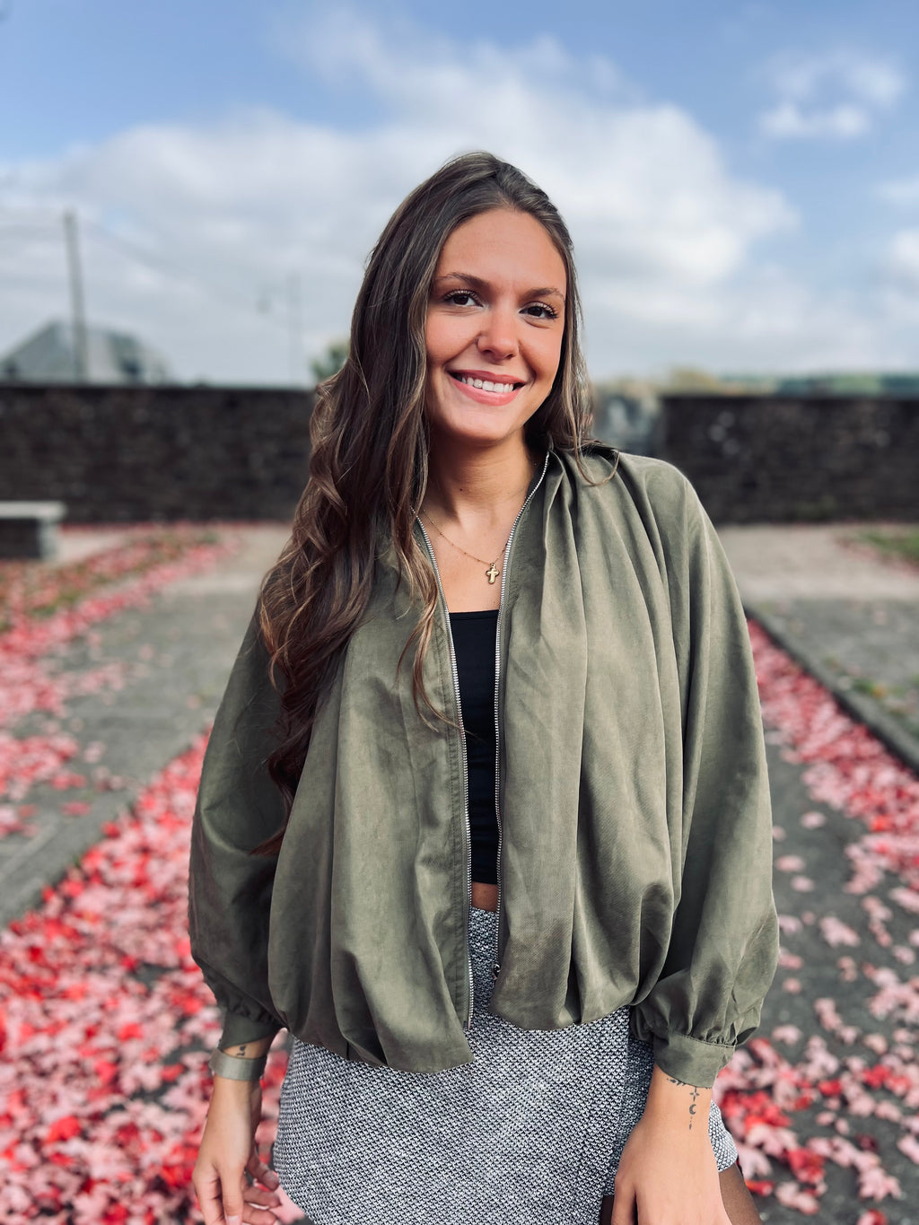 Notre veste oversize AÏA kaki