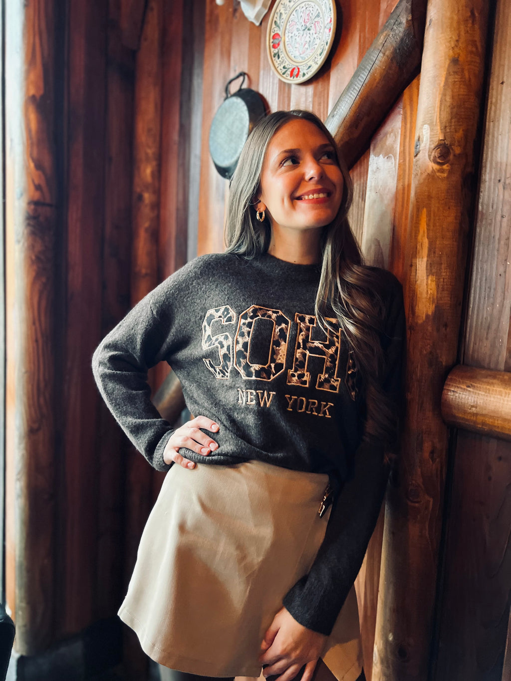 Notre pull « SOHO » marron